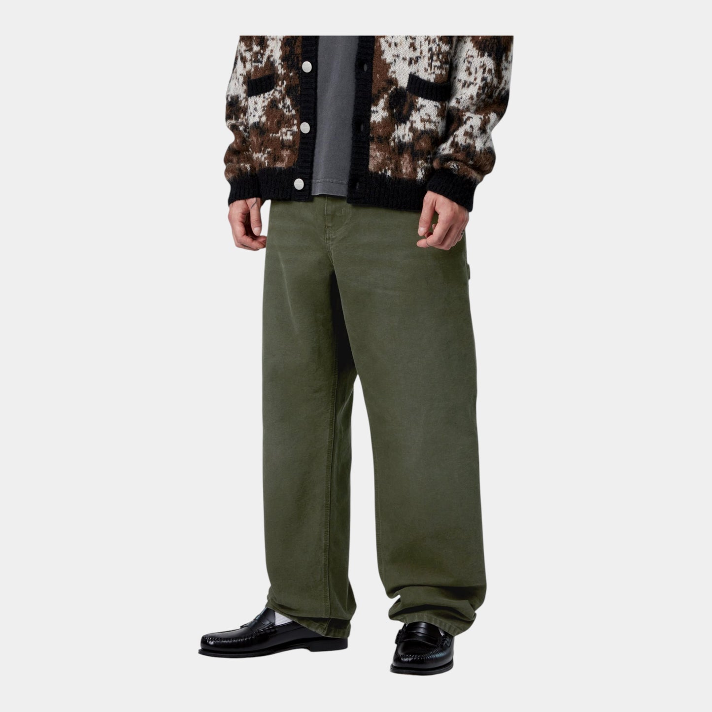 Carhartt Wip Pantalone Single knee - Oliva