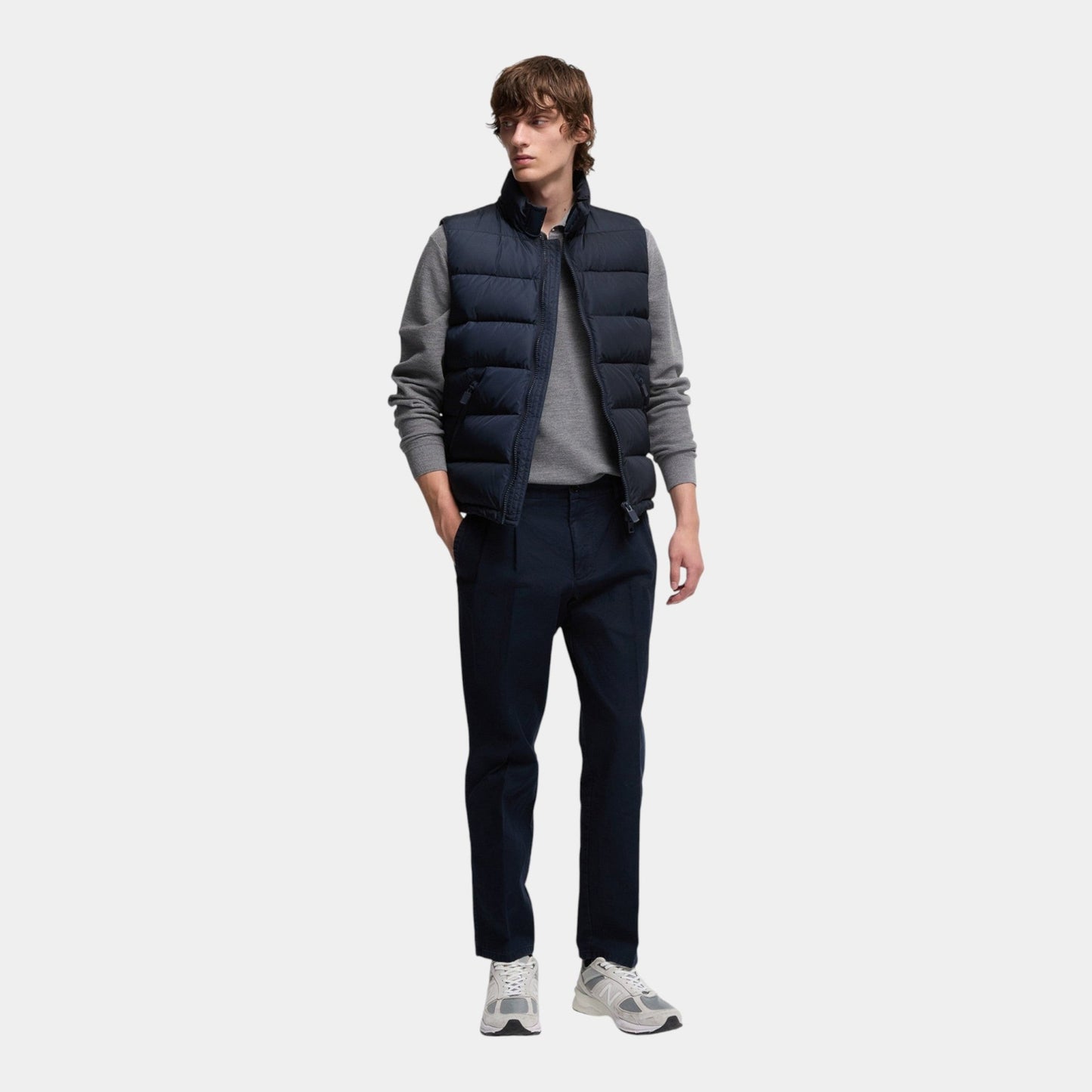 ASPESI Aspesi Gilet in piuma - Blu - Hubert Humangoods