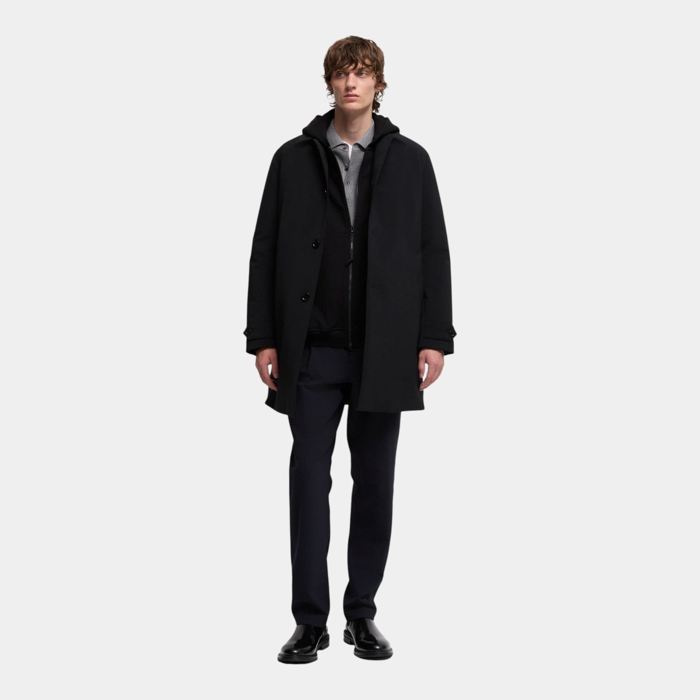 ASPESI Aspesi Impermeabile Perfetto - Nero - Hubert Humangoods