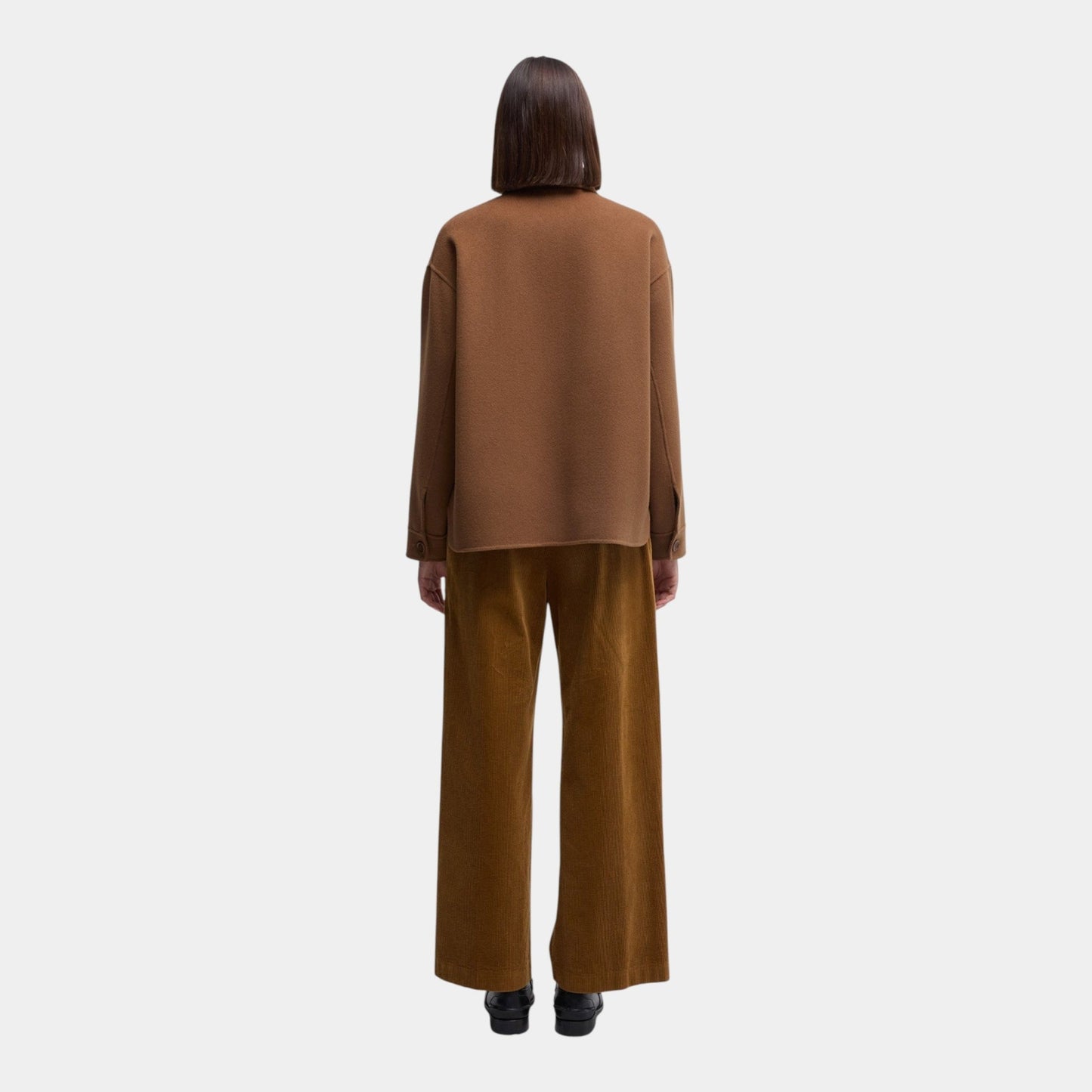 ASPESI Aspesi Overshirt in double di lana - Cammello - Hubert Humangoods