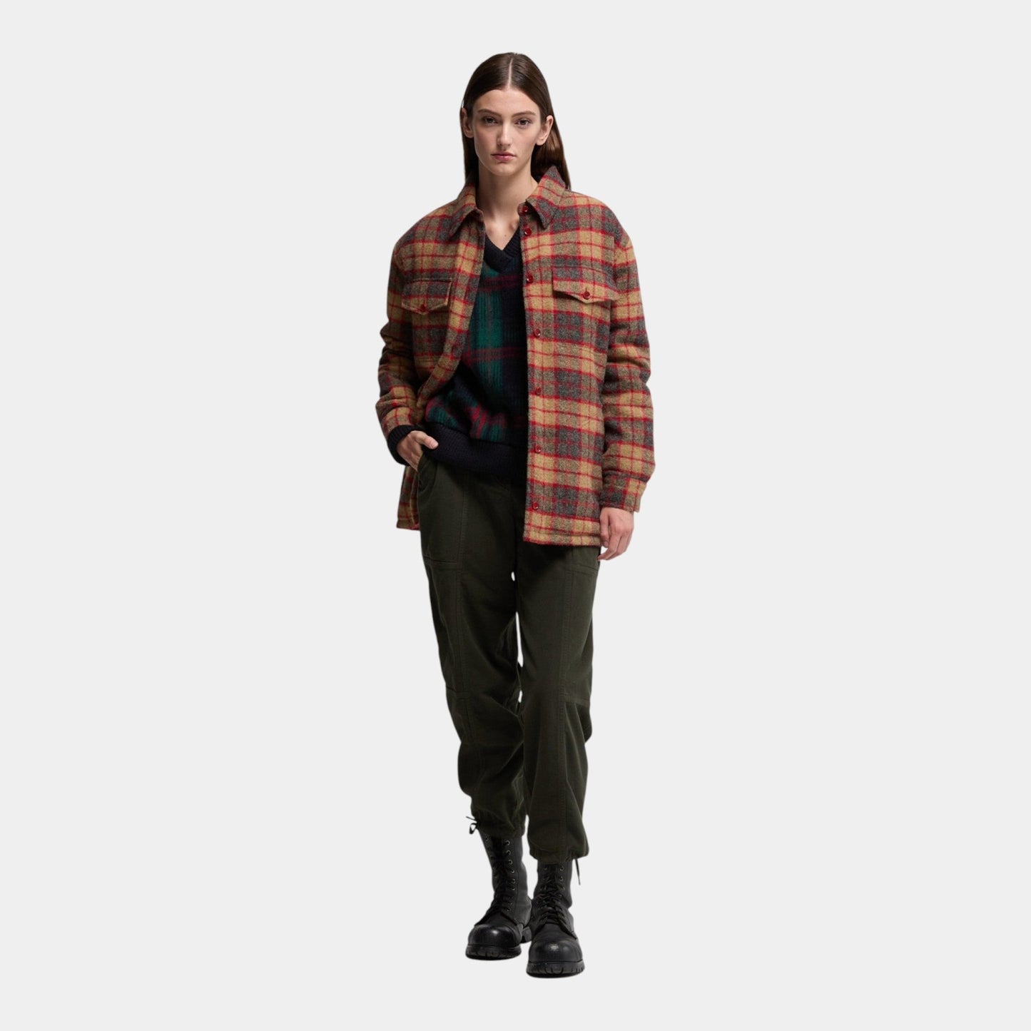 ASPESI Aspesi Pantalone in fustagno - Militare - Hubert Humangoods
