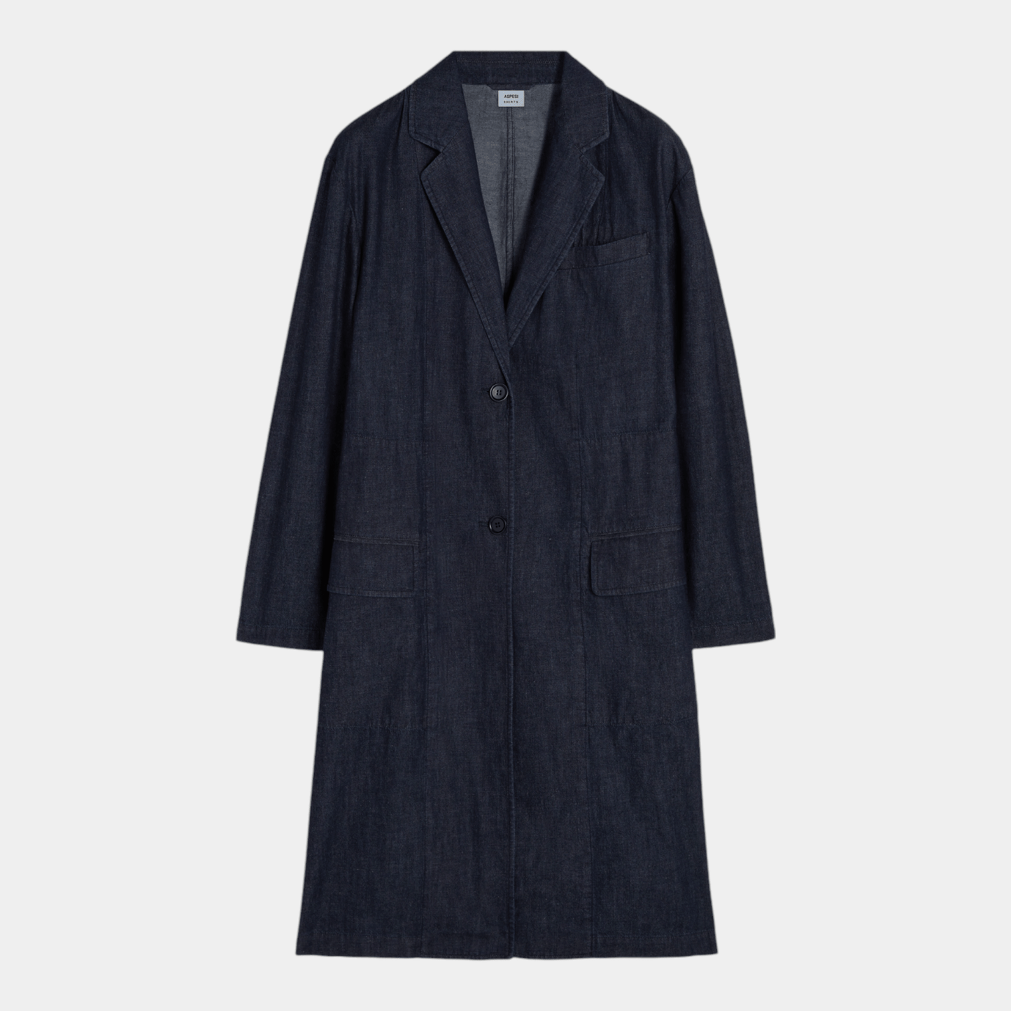 ASPESI Aspesi Spolverino in denim - Blu - Hubert Humangoods