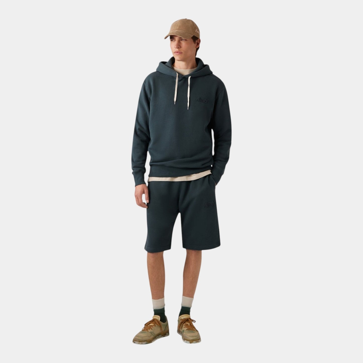 AUTRY Autry Shorts in felpa con logo - Verde - Hubert Humangoods
