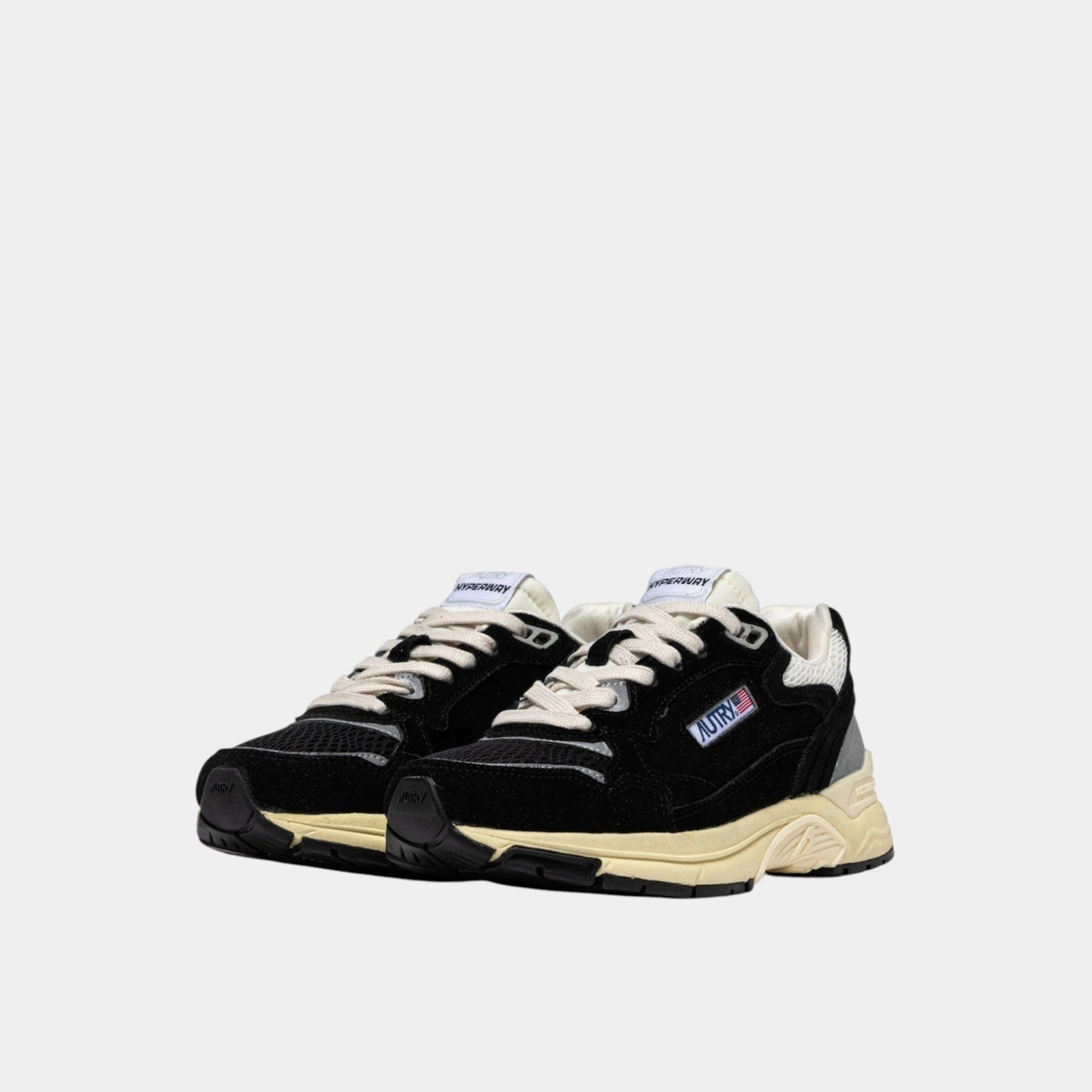 AUTRY Autry Sneakers Hyperway in mesh e suede - Nero - Hubert Humangoods