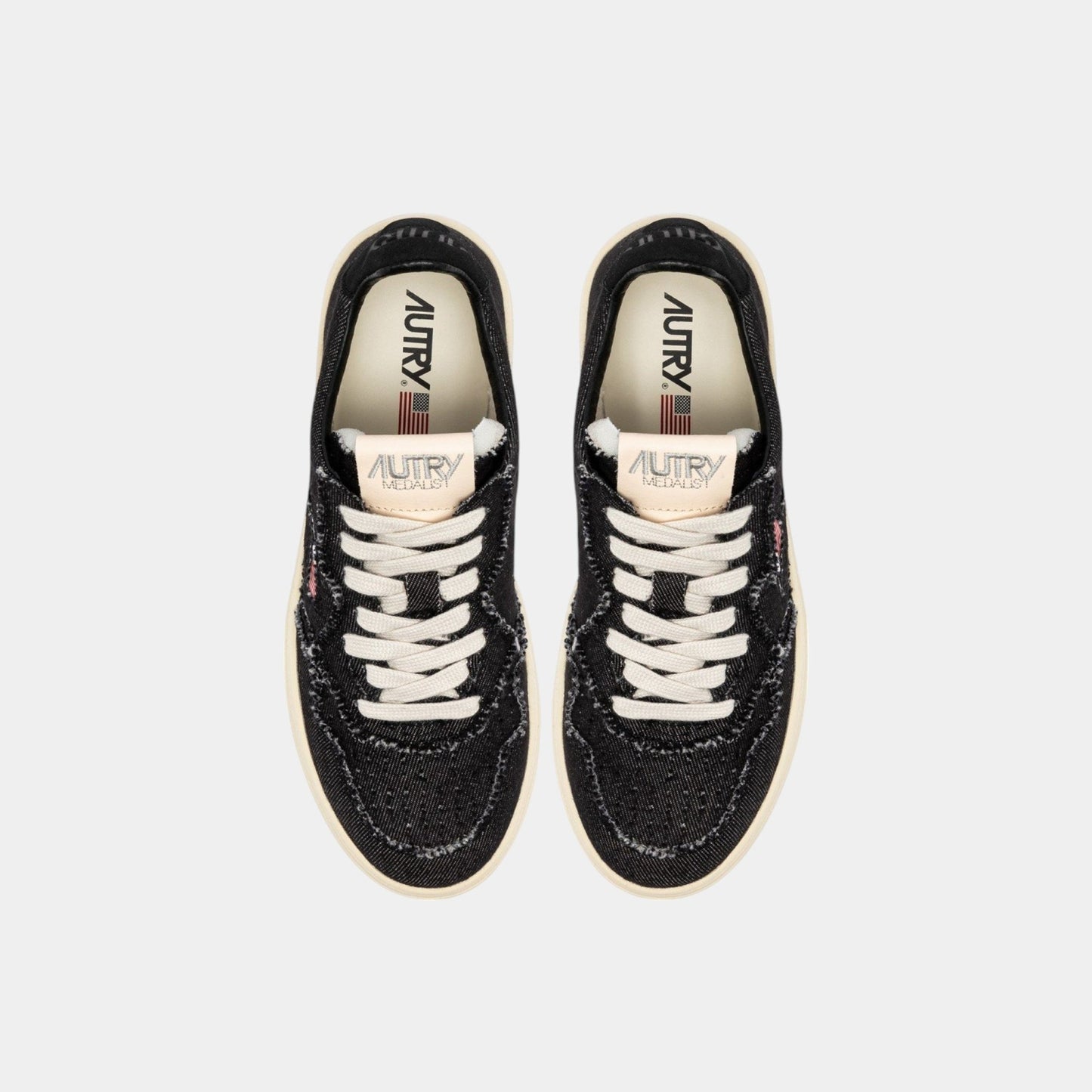 AUTRY Autry Sneakers Medalist in Denim - Nero - Hubert Humangoods