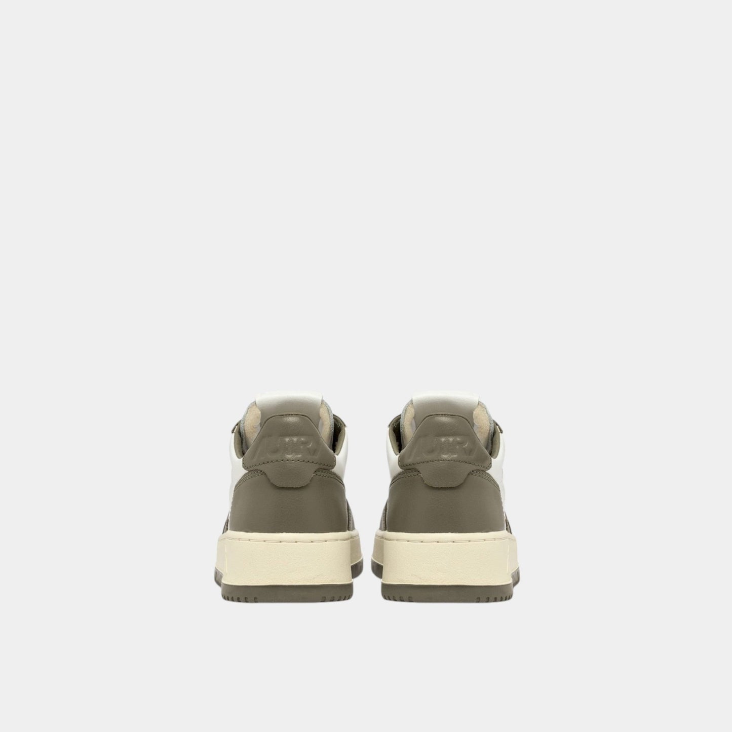 AUTRY Autry Sneakers Medalist in pelle - Bianco/Militare - Hubert Humangoods