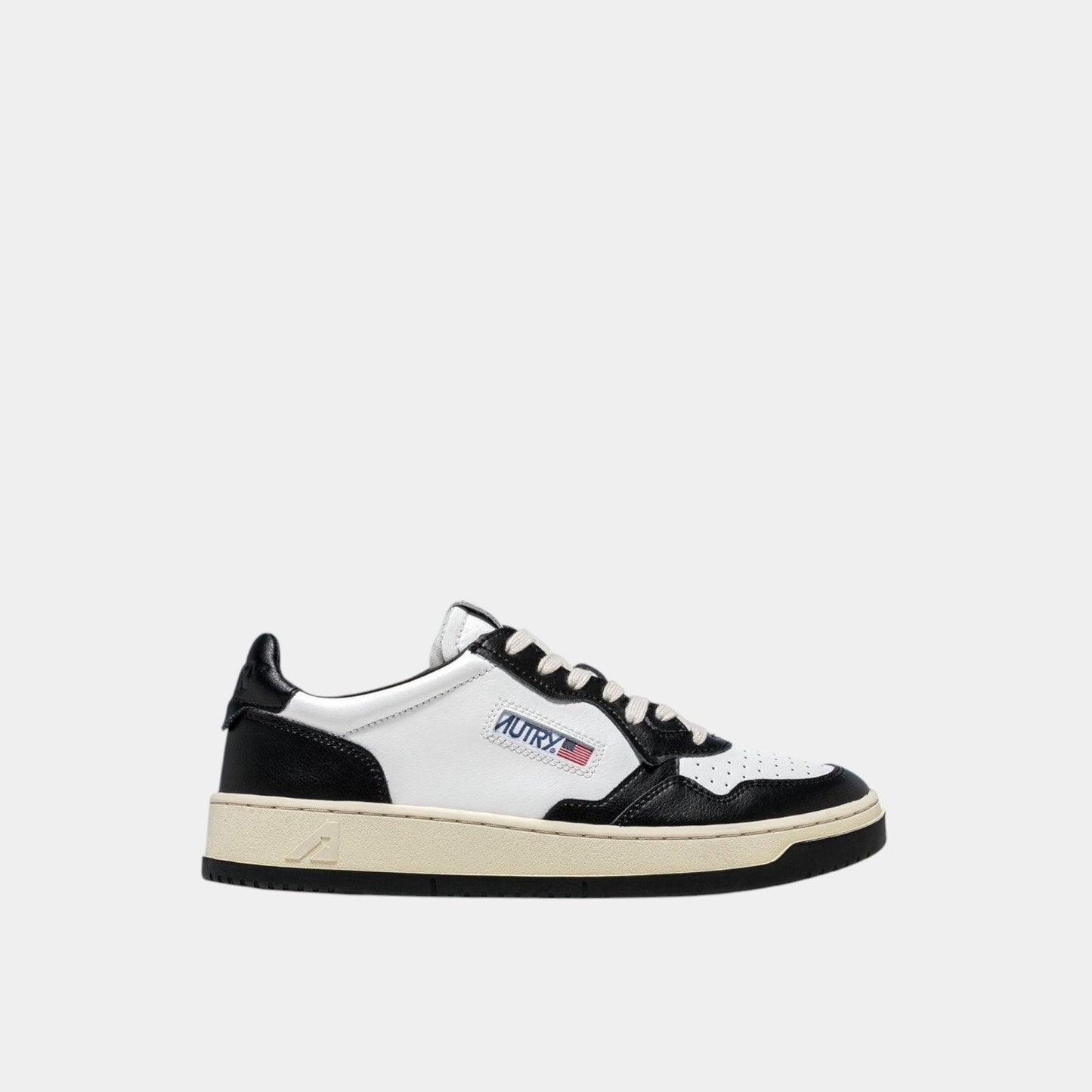 AUTRY Autry Sneakers Medalist in pelle - Bianco/Nero - Hubert Humangoods