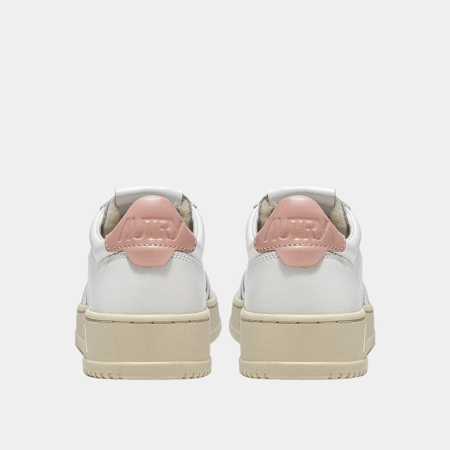 AUTRY Autry Sneakers Medalist in pelle - Bianco/Rosa - Hubert Humangoods