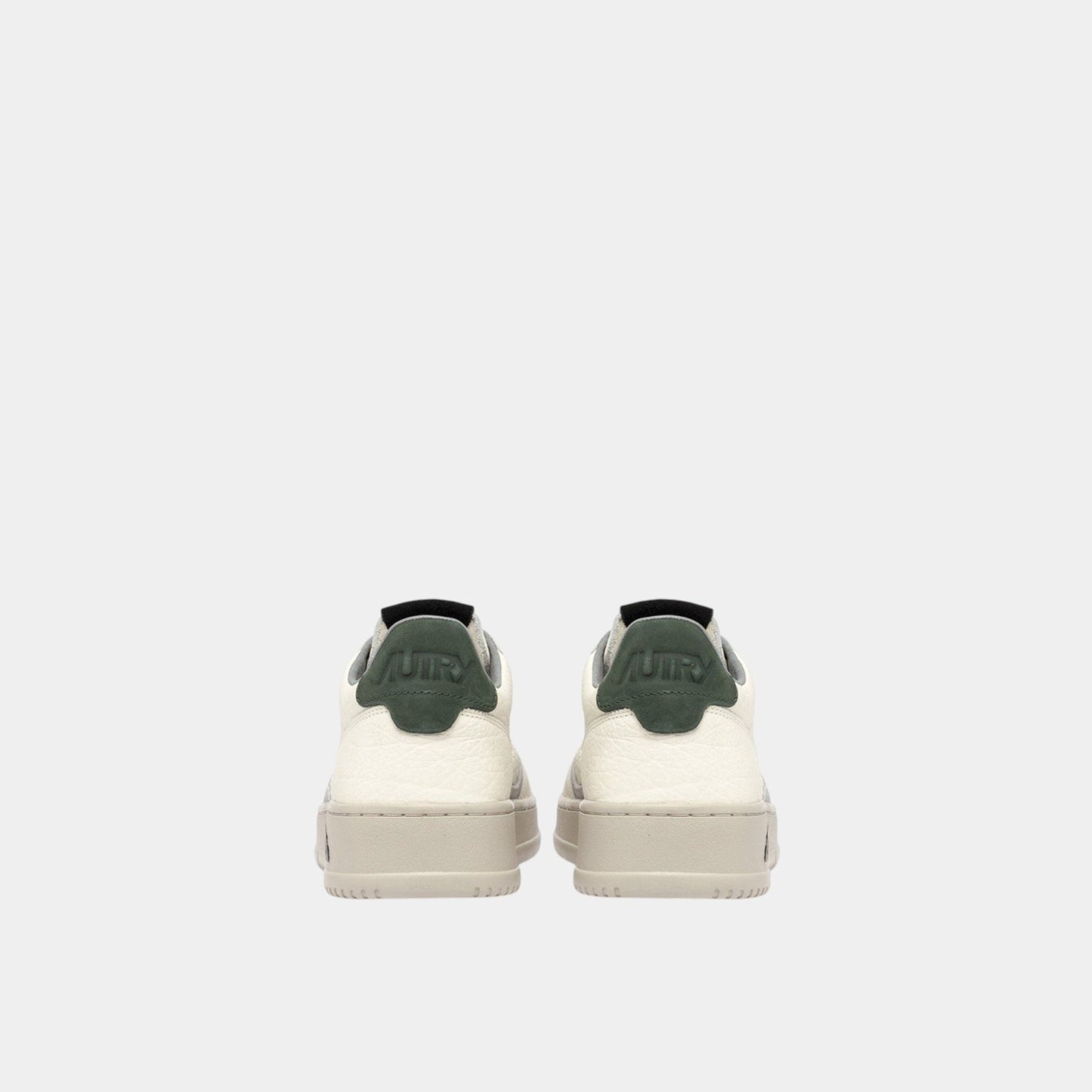 AUTRY Autry Sneakers Medalist in pelle con dettagli - Bianco/Verde - Hubert Humangoods