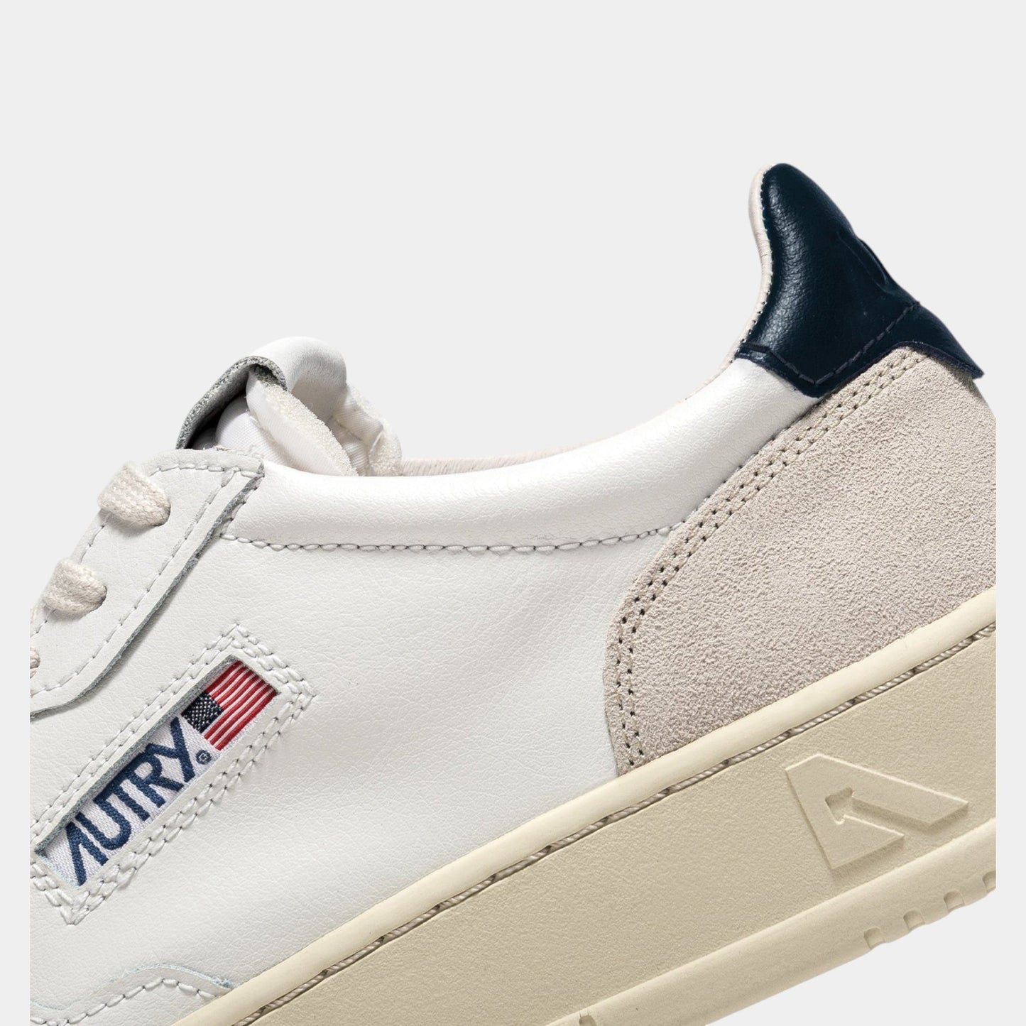 AUTRY Autry Sneakers Medalist in pelle e sude - Bianco/Blu - Hubert Humangoods