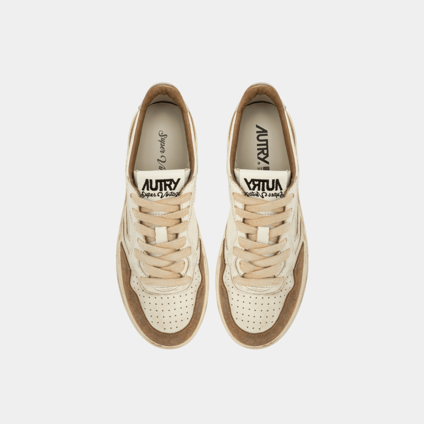 AUTRY Autry Sneakers Medalist Super Vintage - Cognac/Azzurro - Hubert Humangoods