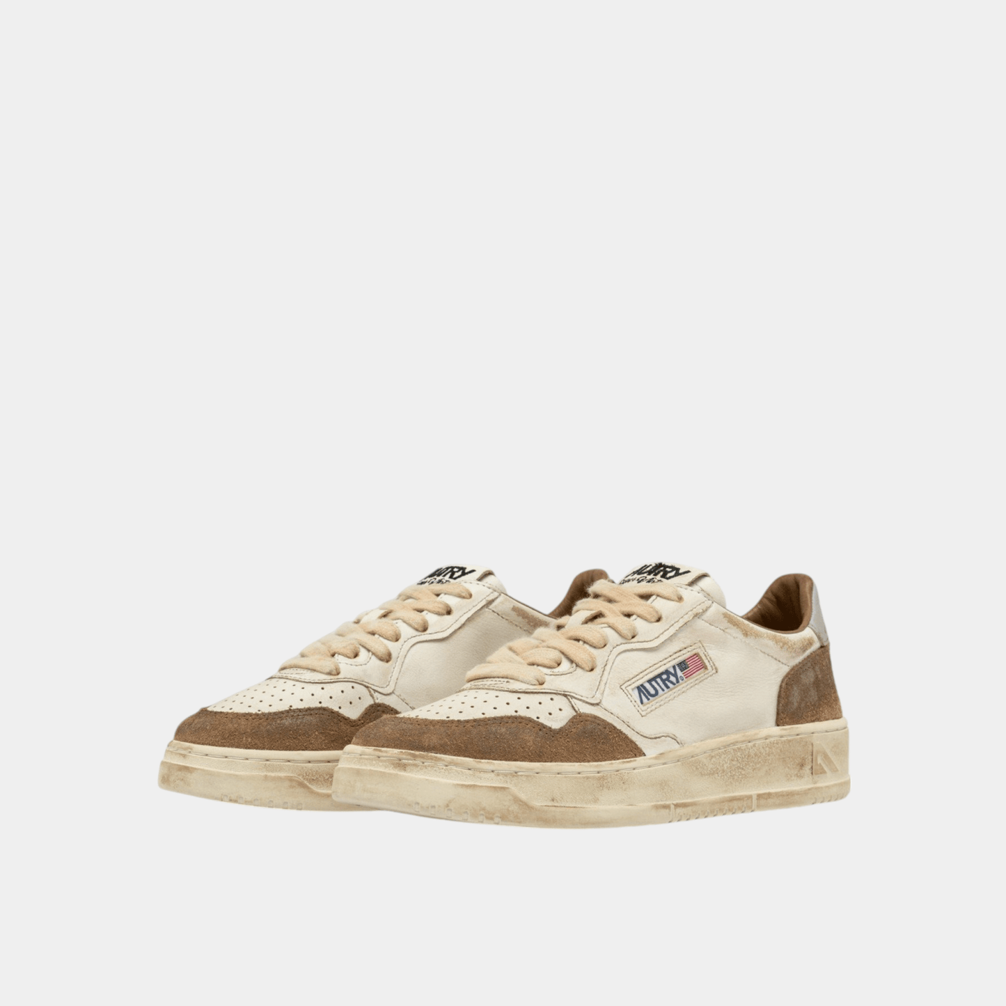 AUTRY Autry Sneakers Medalist Super Vintage - Cognac/Azzurro - Hubert Humangoods