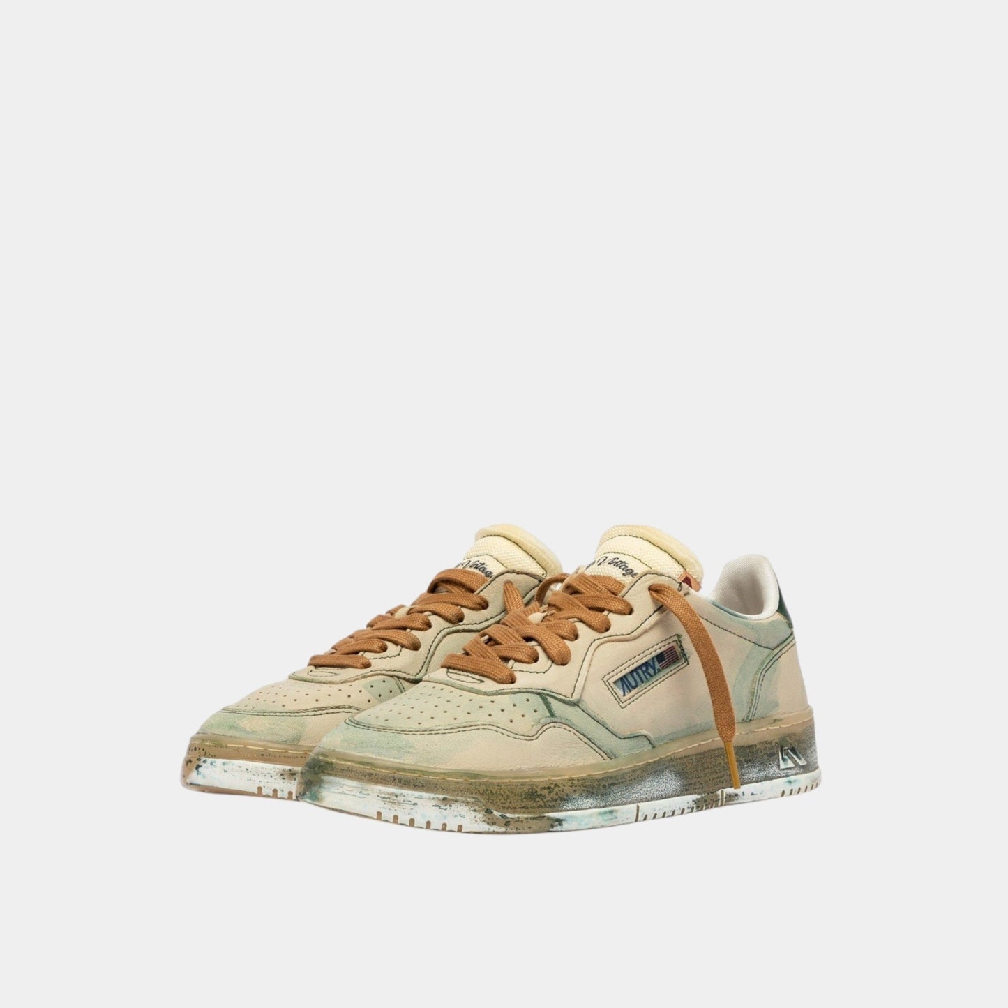AUTRY Autry Sneakers Medalist Super Vintage - Panna/Verde - Hubert Humangoods