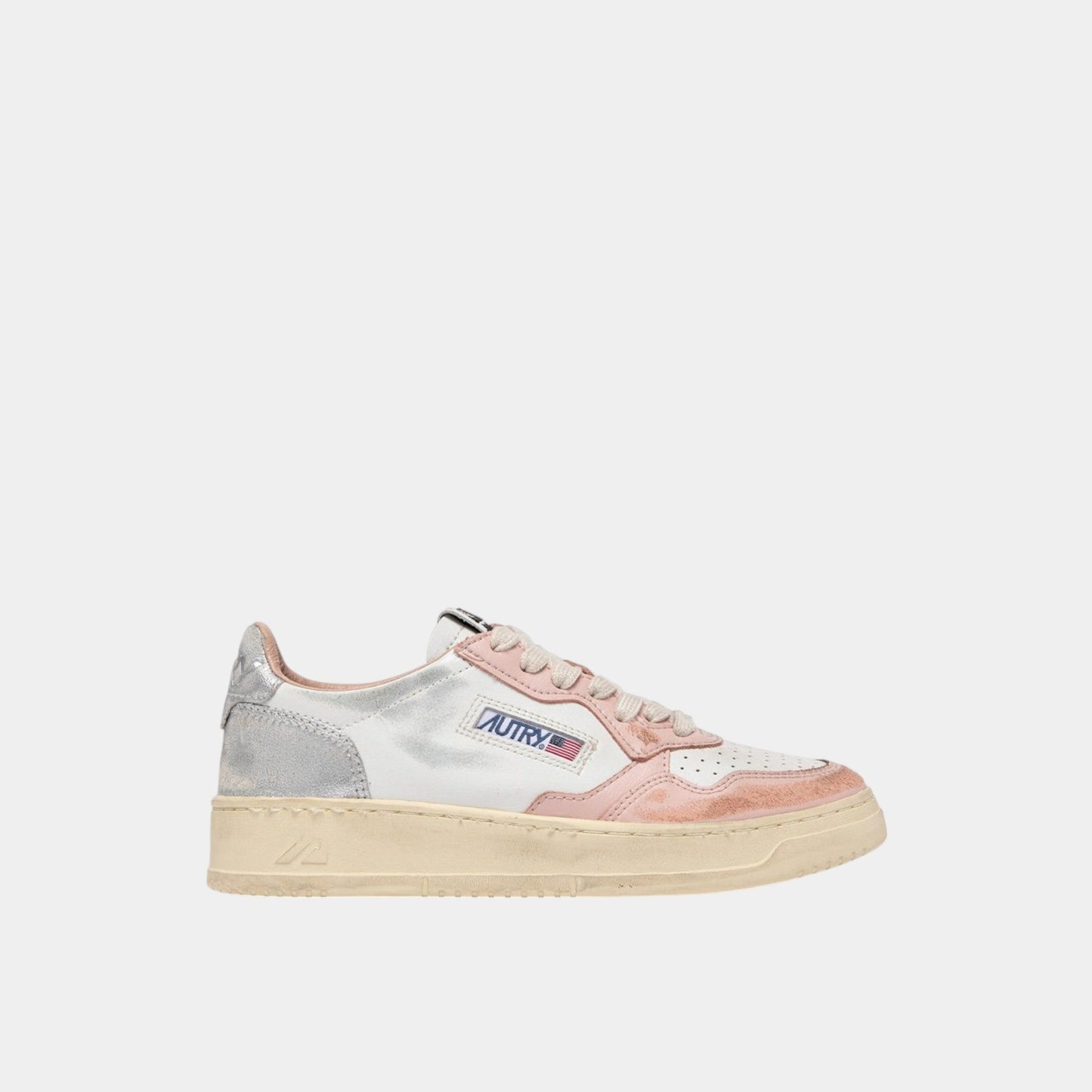 AUTRY Autry Sneakers Medalist Super Vintage - Rosa/Argento - Hubert Humangoods