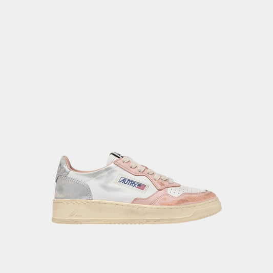 AUTRY Autry Sneakers Medalist Super Vintage - Rosa/Argento - Hubert Humangoods