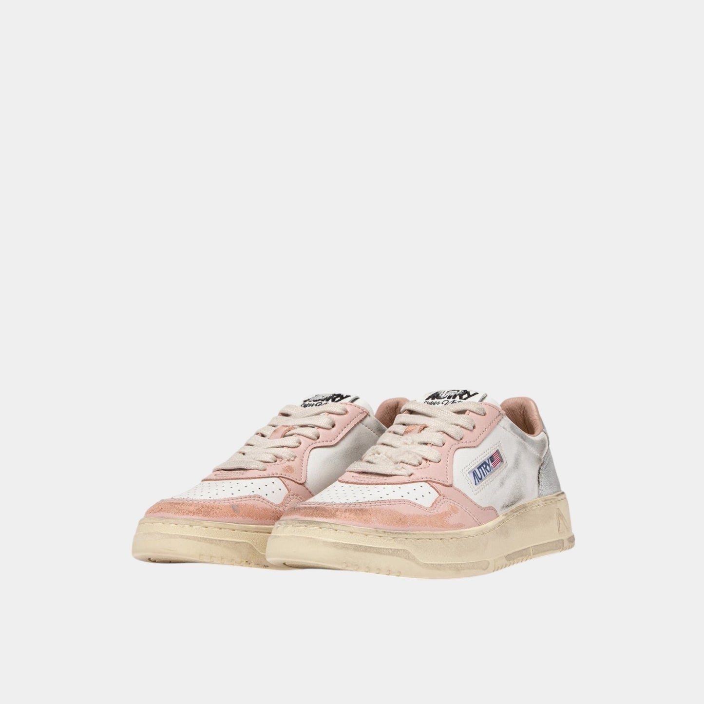 AUTRY Autry Sneakers Medalist Super Vintage - Rosa/Argento - Hubert Humangoods