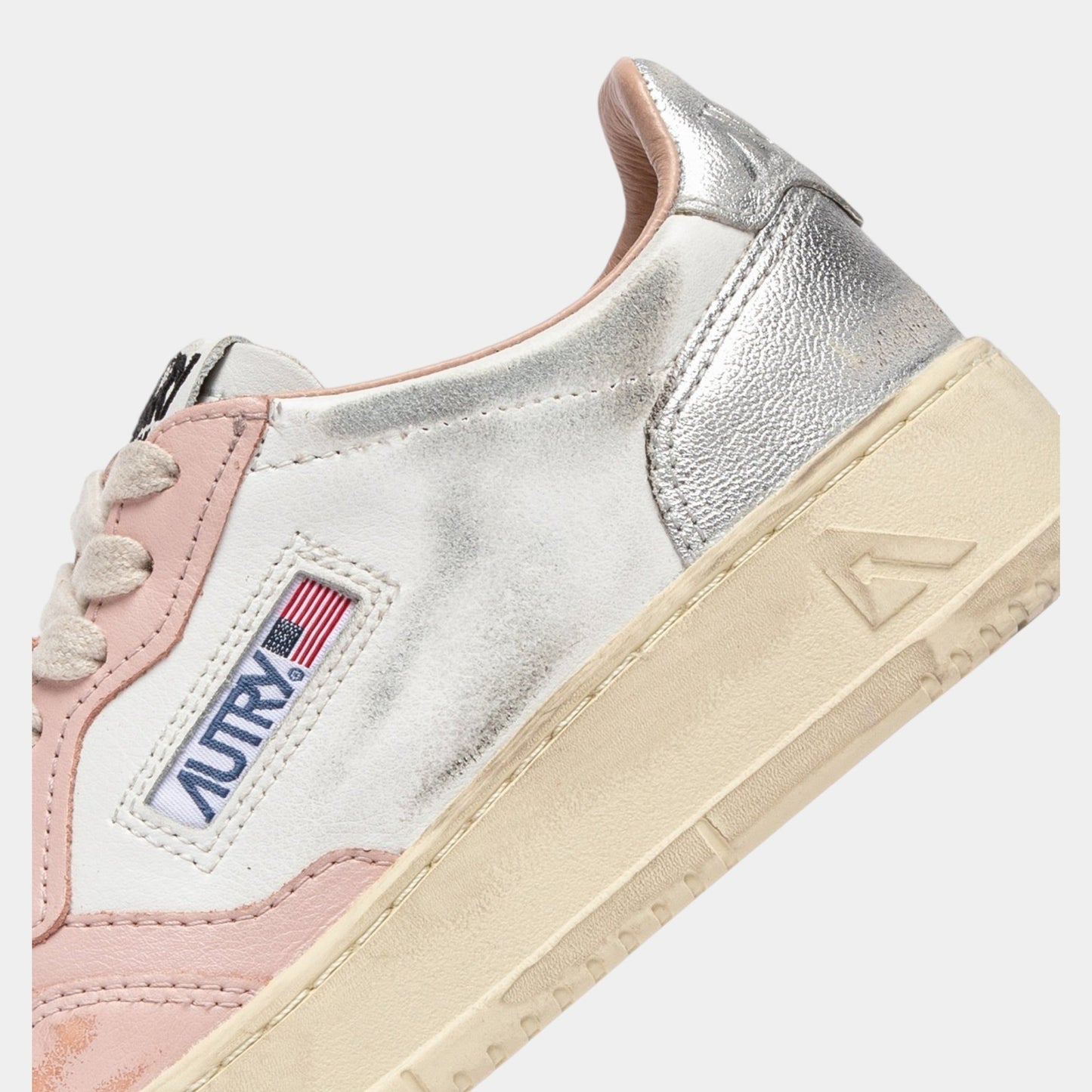 AUTRY Autry Sneakers Medalist Super Vintage - Rosa/Argento - Hubert Humangoods