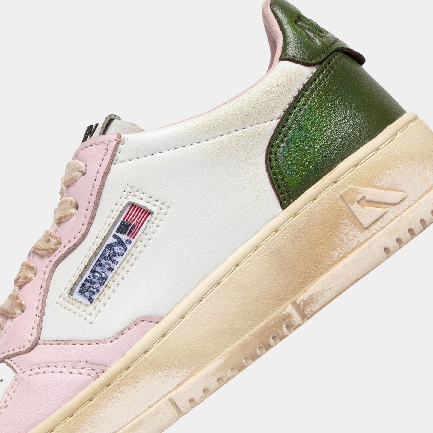 AUTRY Autry Sneakers Medalist Super Vintage - Rosa/Verde - Hubert Humangoods