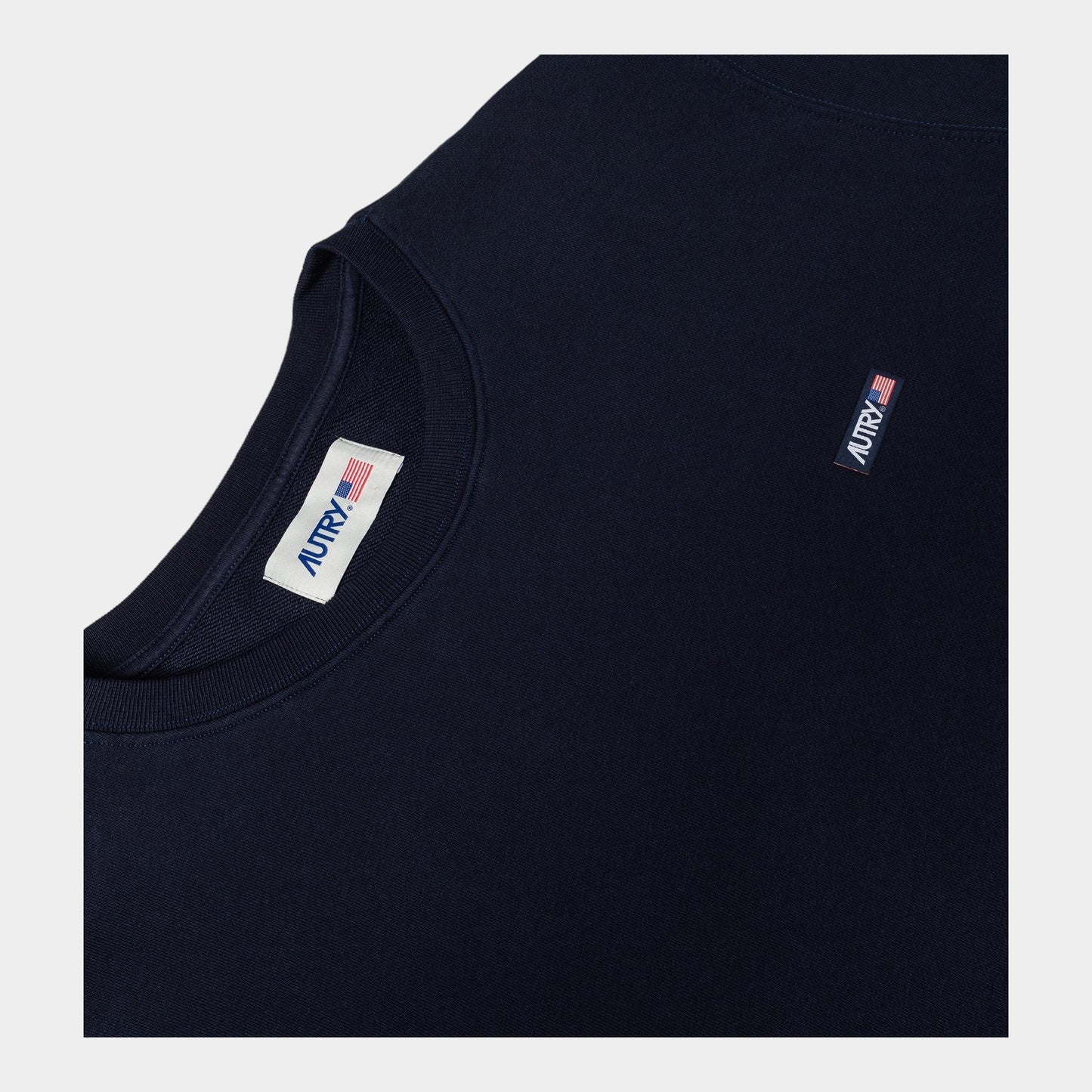 AUTRY Autry - Felpa girocollo in cotone - Blu - Hubert Humangoods