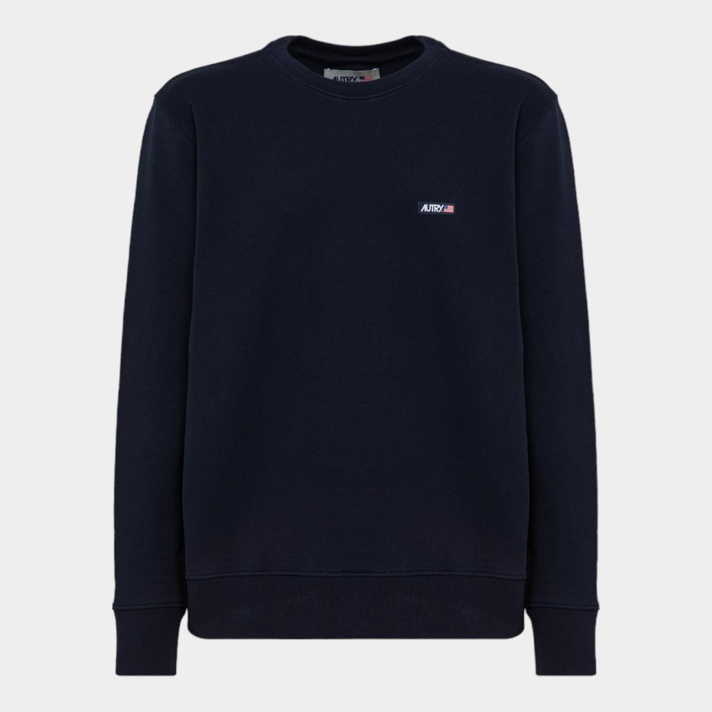 AUTRY Autry - Felpa girocollo in cotone - Blu - Hubert Humangoods