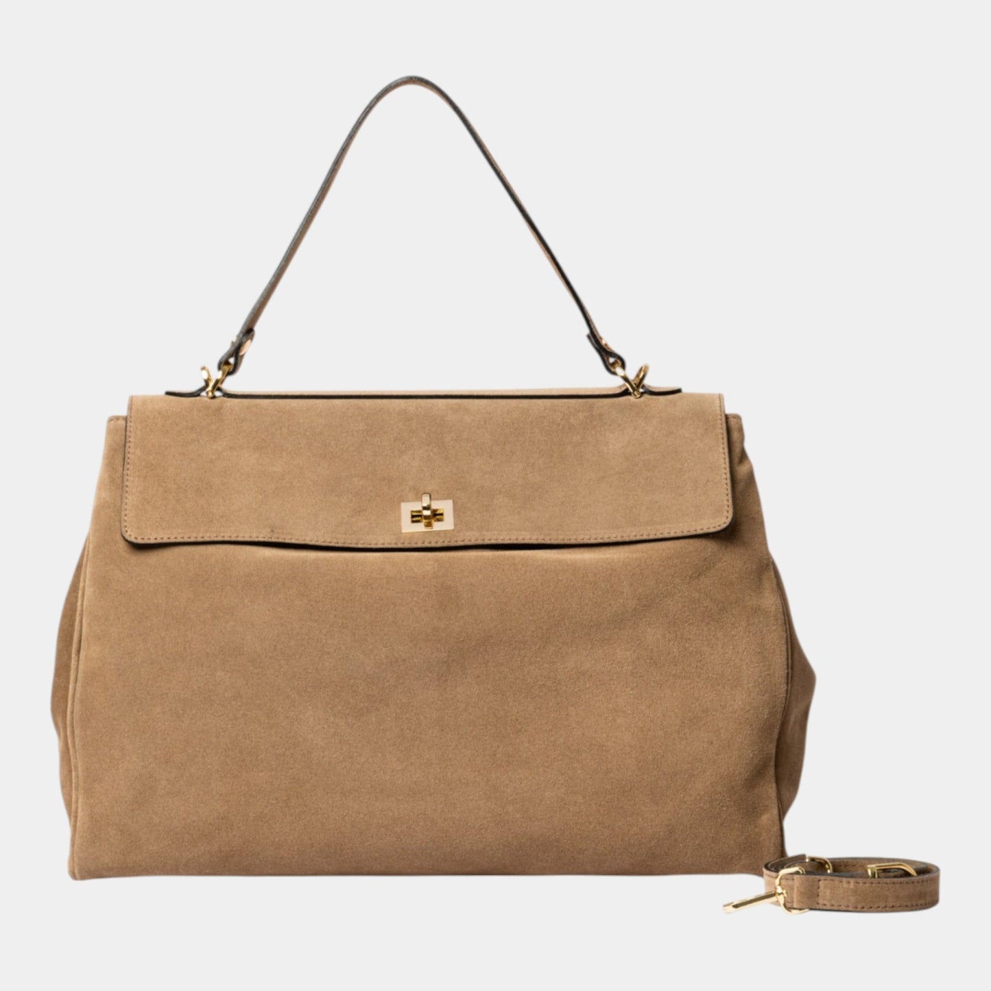 AVENUE 67 Avenue 67 Borsa Full in camoscio - Beige - Hubert Humangoods