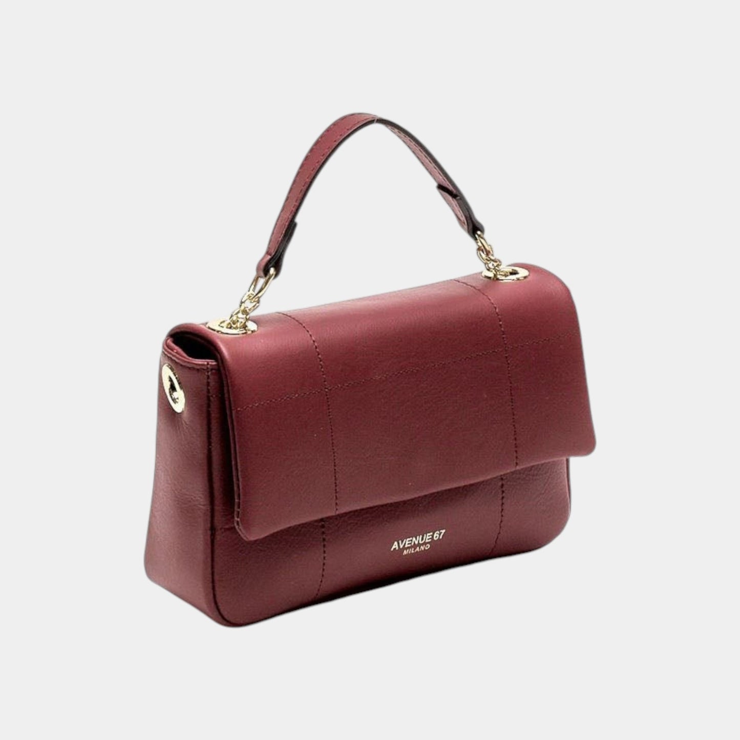AVENUE 67 Avenue 67 Borsa Smooth in pelle - Bordeau - Hubert Humangoods