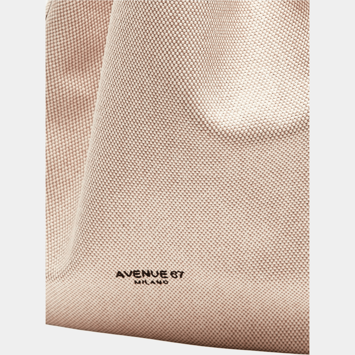 AVENUE 67 Avenue 67 Borsa Soledad in pelle e canvas - Naturale/Marrone - Hubert Humangoods