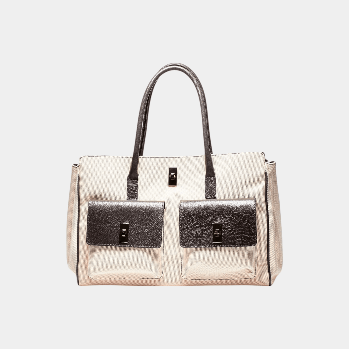 AVENUE 67 Avenue 67 Borsa Soledad in pelle e canvas - Naturale/Marrone - Hubert Humangoods