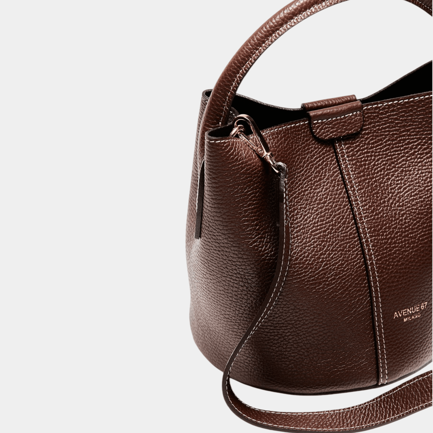 AVENUE 67 Avenue 67 Secchiello in pelle Nike - Marrone - Hubert Humangoods