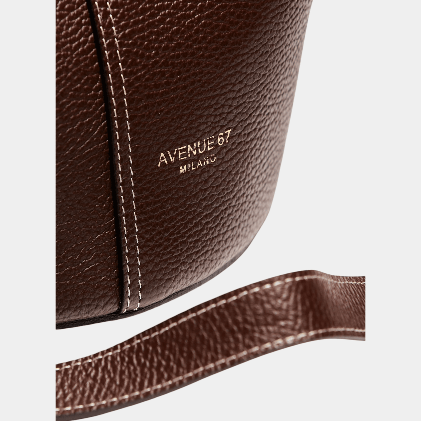 AVENUE 67 Avenue 67 Secchiello in pelle Nike - Marrone - Hubert Humangoods