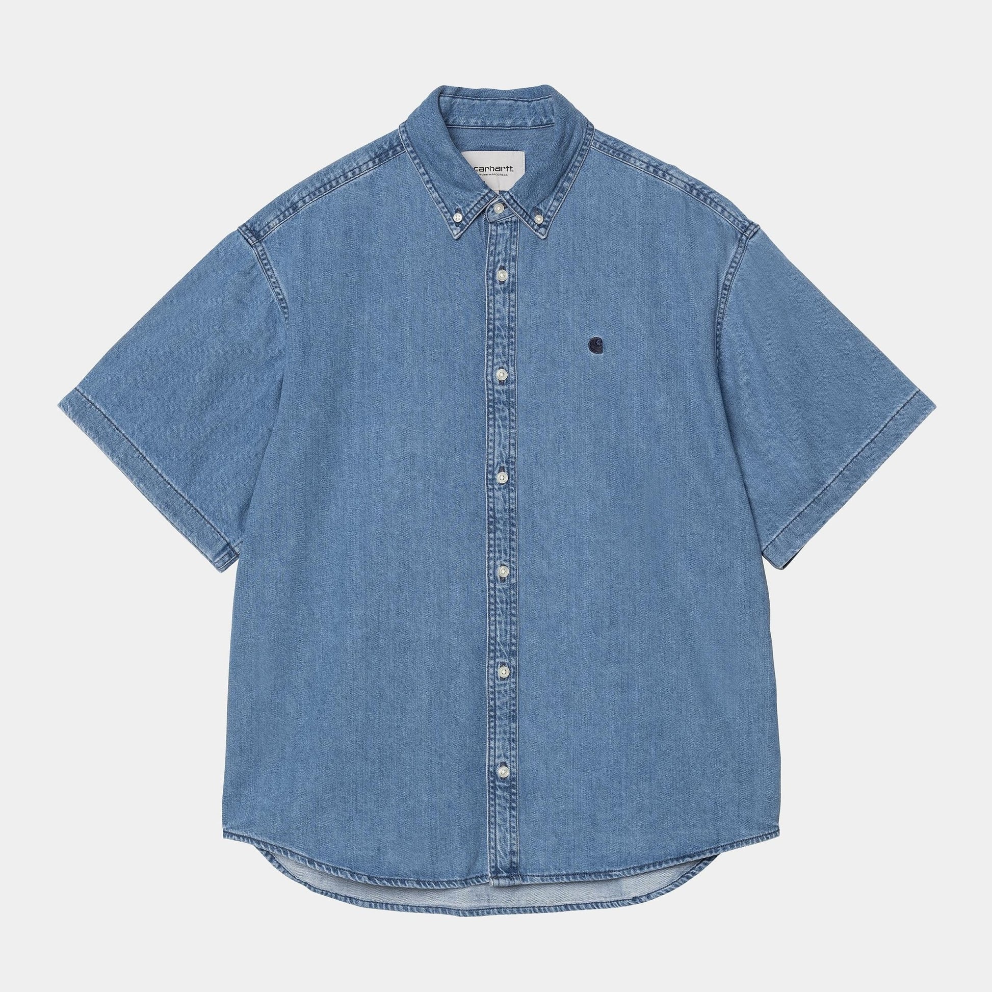 CARHARTT WIP Carhartt Wip Camiciotto Lucas - Denim Medio - Hubert Humangoods