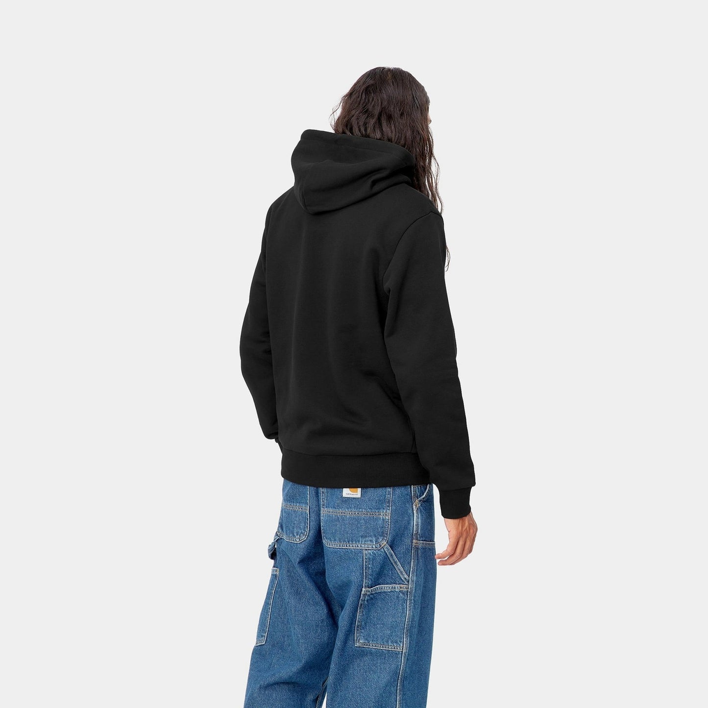 CARHARTT WIP Carhartt Wip Felpa con cappuccio Script Embroidery - Nero - Hubert Humangoods