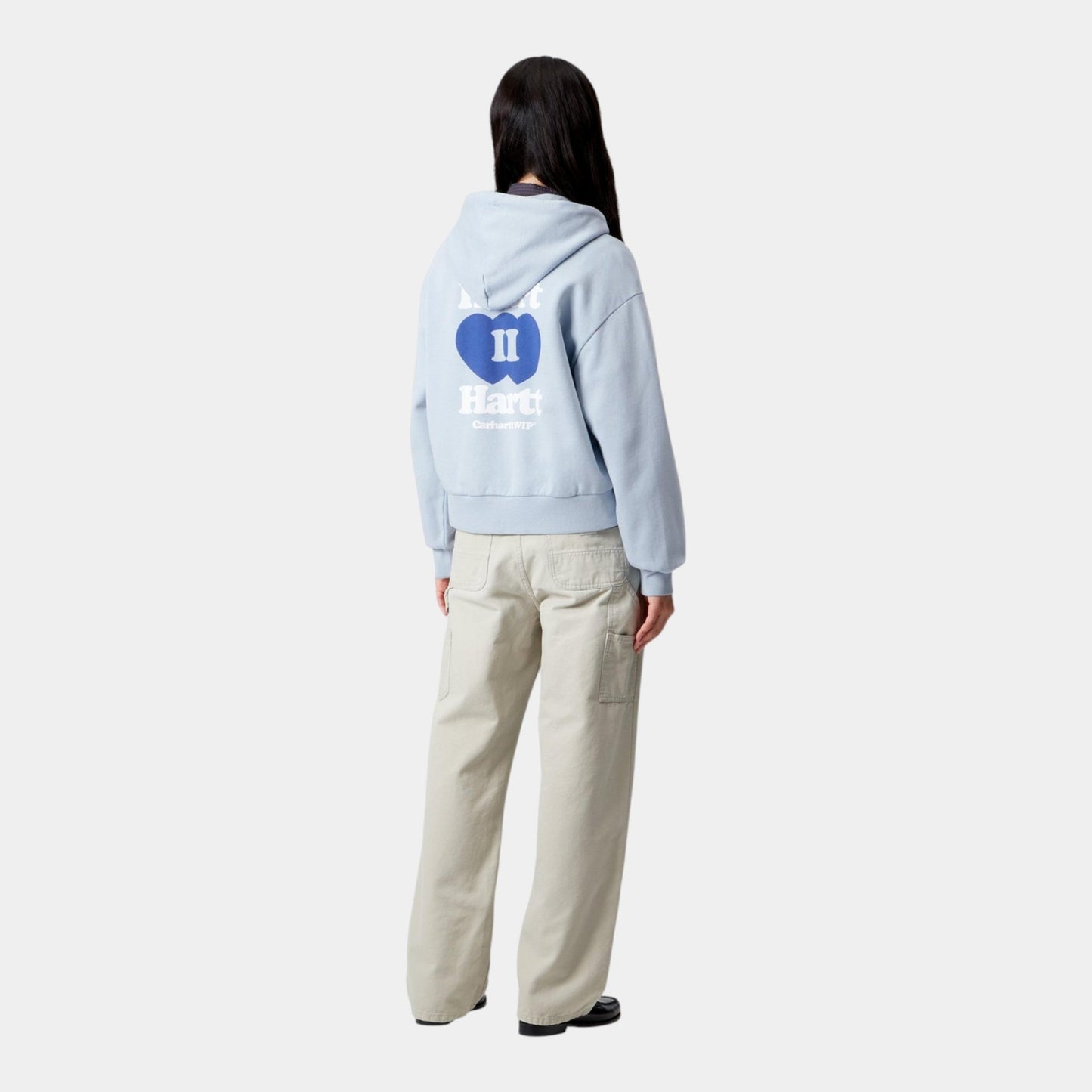 CARHARTT WIP Carhartt Wip Felpa con zip e cappuccio W' II Hartt - Azzurro - Hubert Humangoods