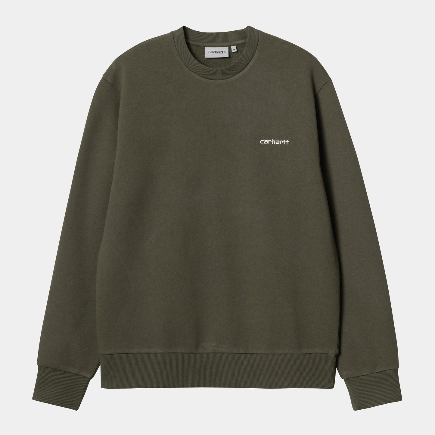 CARHARTT WIP Carhartt Wip Felpa girocollo Script Embroidery - Verde - Hubert Humangoods