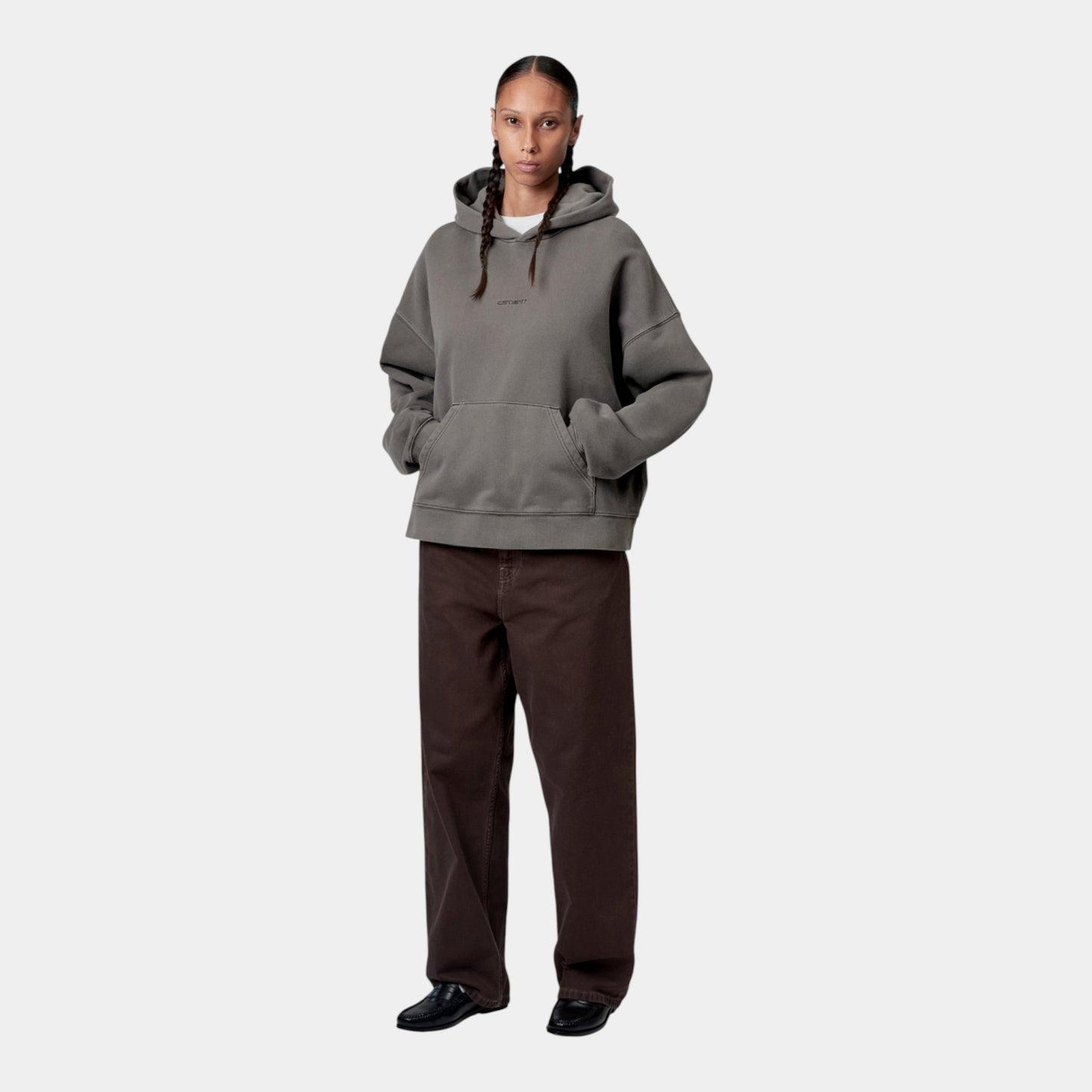 CARHARTT WIP Carhartt Wip Felpa W' Benton con cappuccio - Grafite - Hubert Humangoods