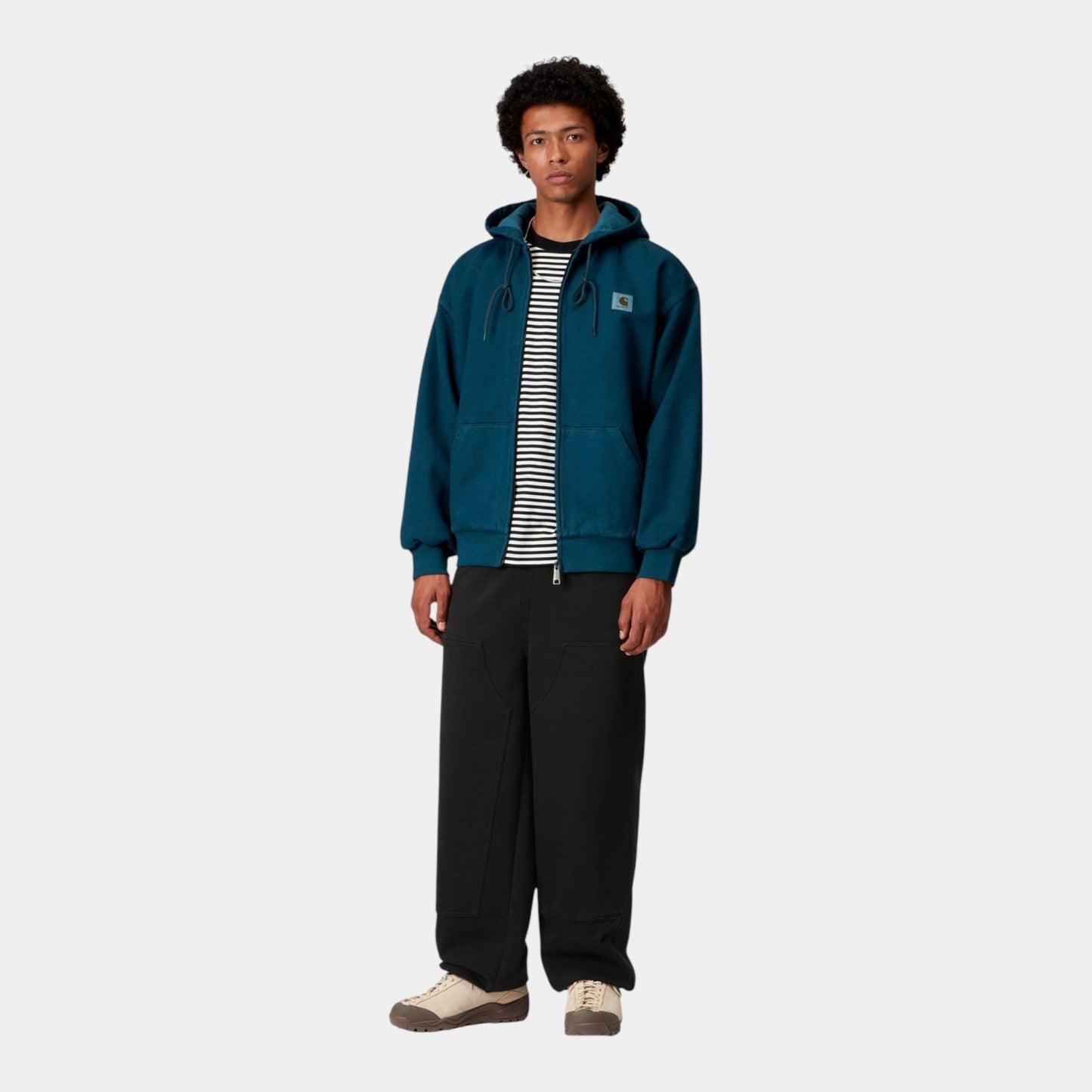 CARHARTT WIP Carhartt Wip Pantalone in felpa Double knee - Nero - Hubert Humangoods