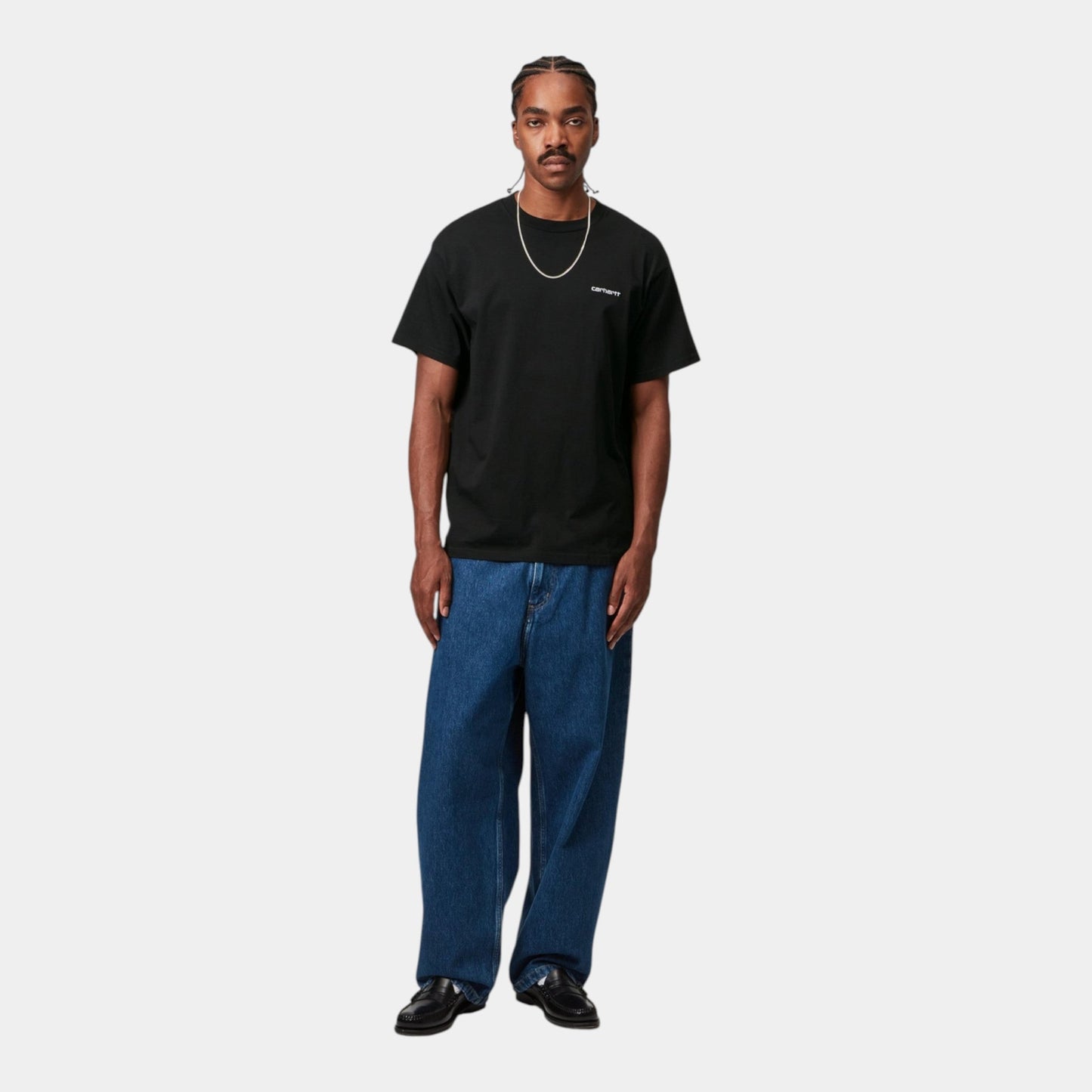 CARHARTT WIP Carhartt Wip Script Embroidery T-shirt - Nero - Hubert Humangoods