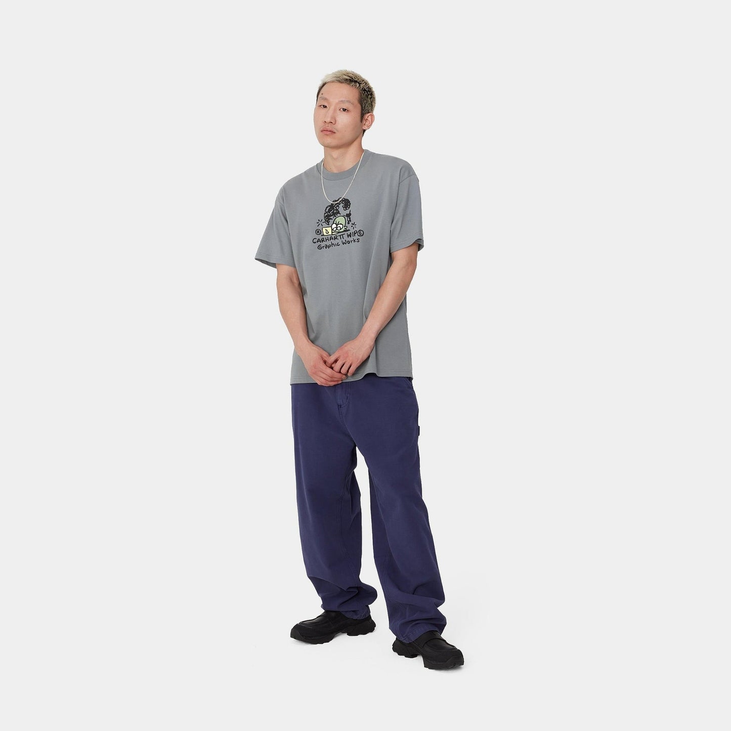 CARHARTT WIP Carhartt Wip T-Shirt Graphic Works - Grigio - Hubert Humangoods