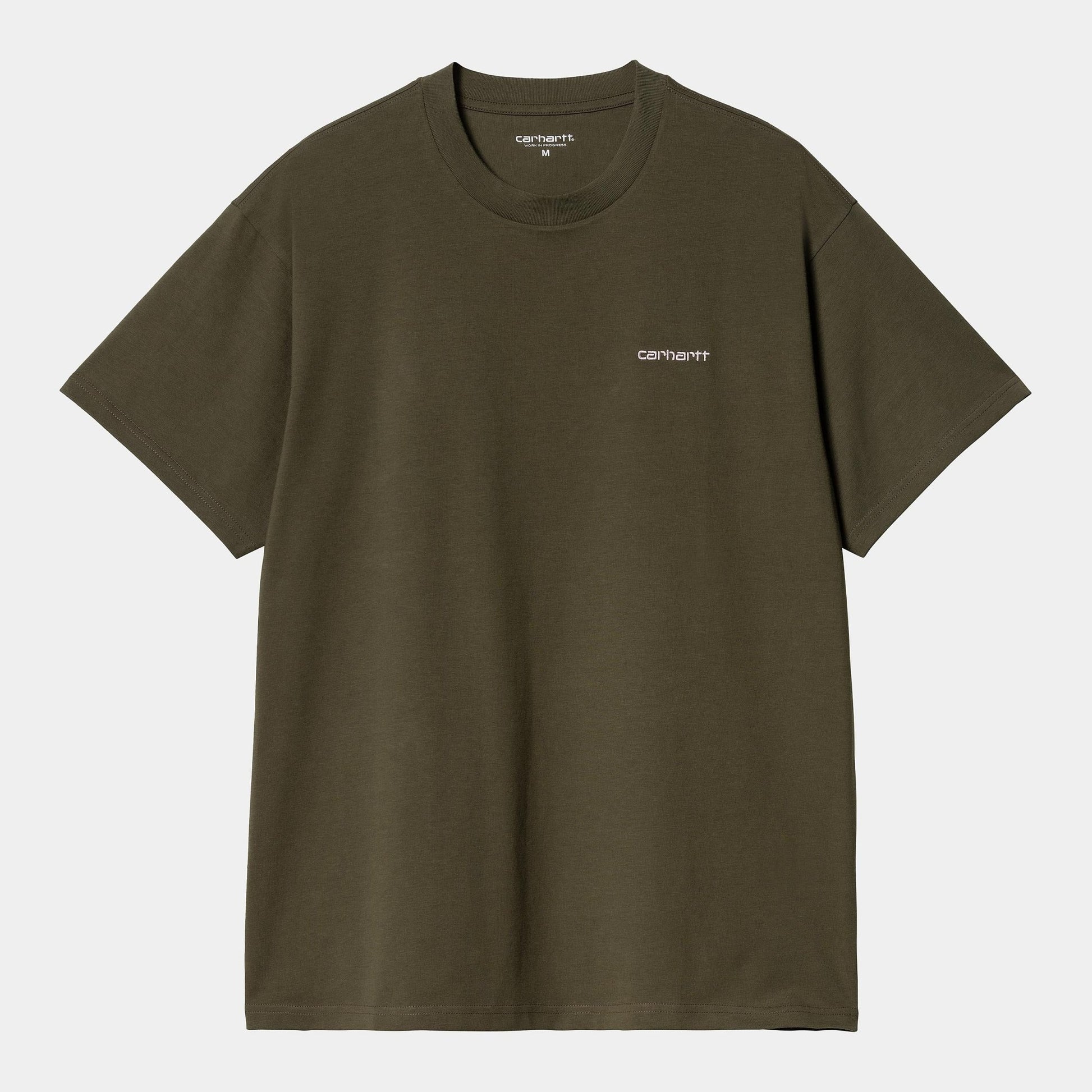 CARHARTT WIP Carhartt Wip T-Shirt Script Embroidery - Verde/Rosa - Hubert Humangoods