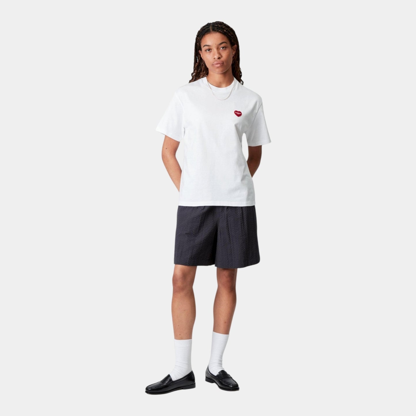 CARHARTT WIP Carhartt Wip W' Heart II Hartt T-shirt - Bianco - Hubert Humangoods