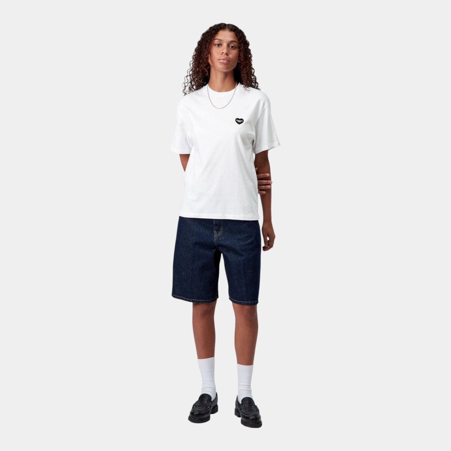 CARHARTT WIP Carhartt Wip W' Heart patch T-shirt - Bianco - Hubert Humangoods