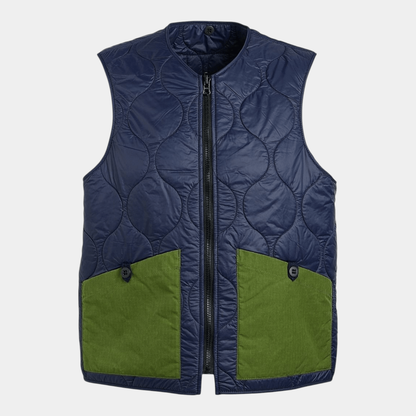 MANIFATTURA CECCARELLI Manifattura Ceccarelli Gilet imbottito in lana - Blu - Hubert Humangoods