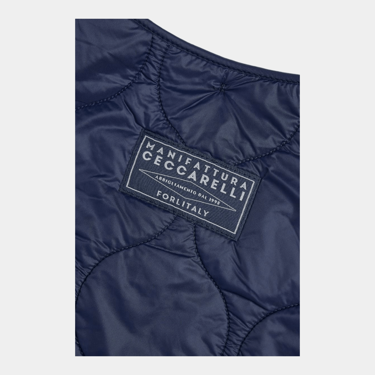 MANIFATTURA CECCARELLI Manifattura Ceccarelli Gilet imbottito in lana - Blu - Hubert Humangoods