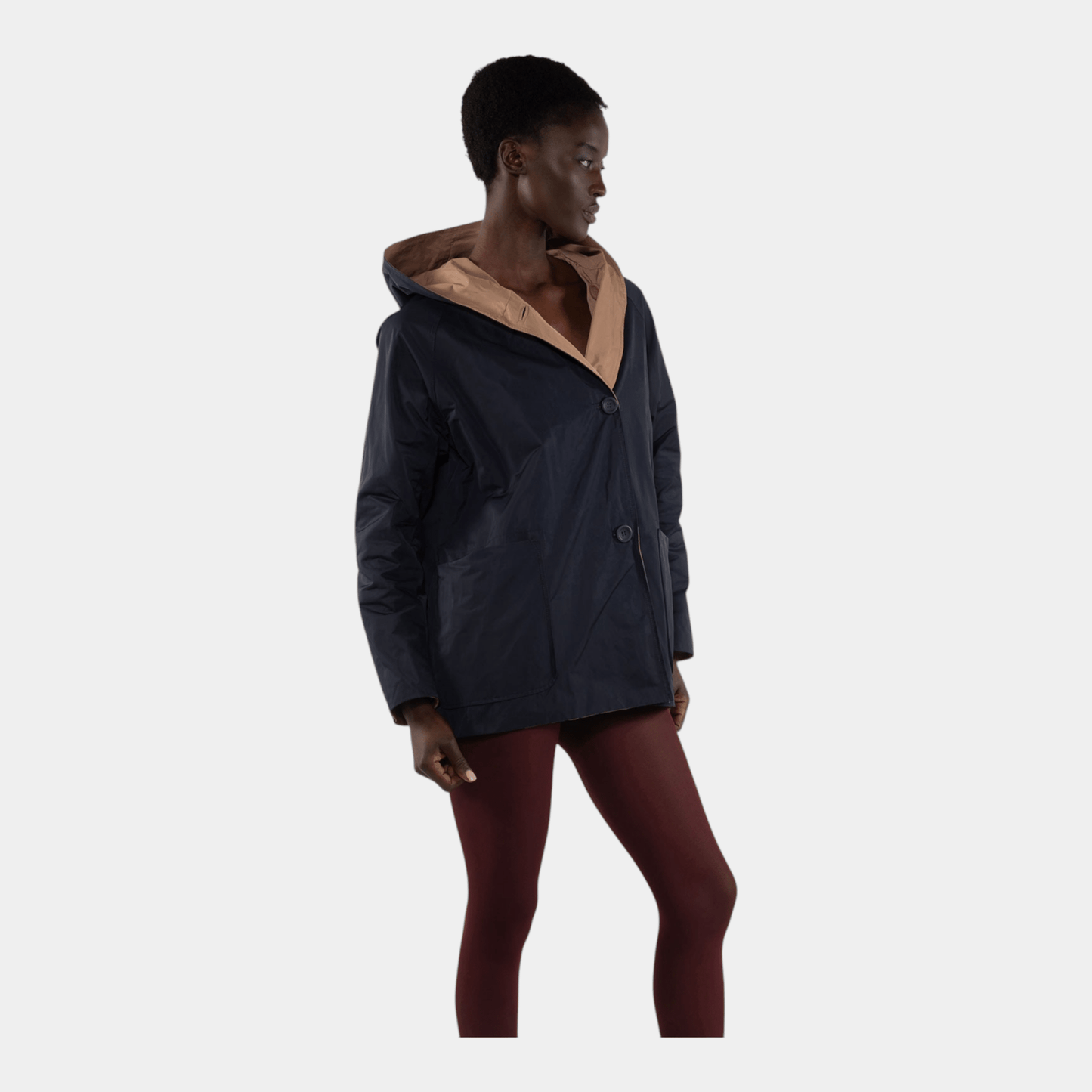 OOF WEAR Oof Wear Giacca reversibile 9411 - Blu/Cammello - Hubert Humangoods