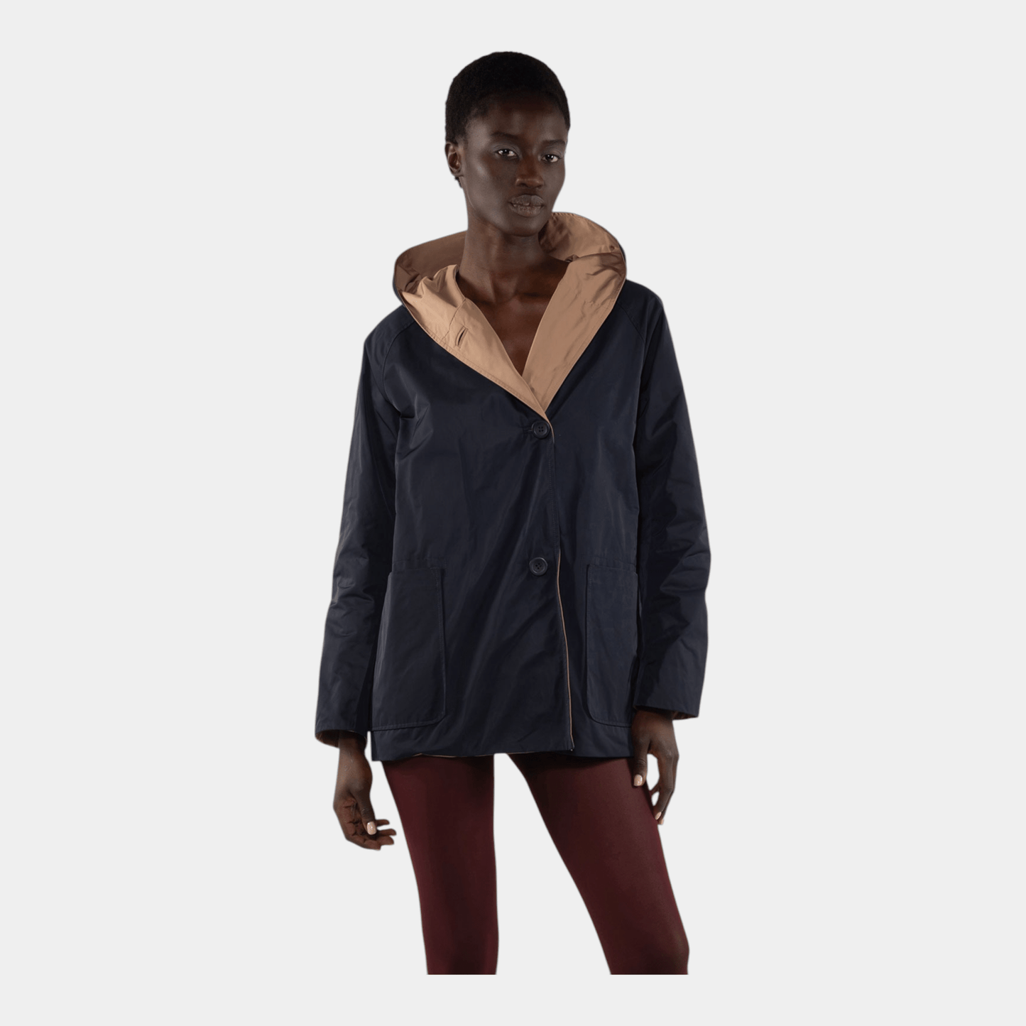 OOF WEAR Oof Wear Giacca reversibile 9411 - Blu/Cammello - Hubert Humangoods