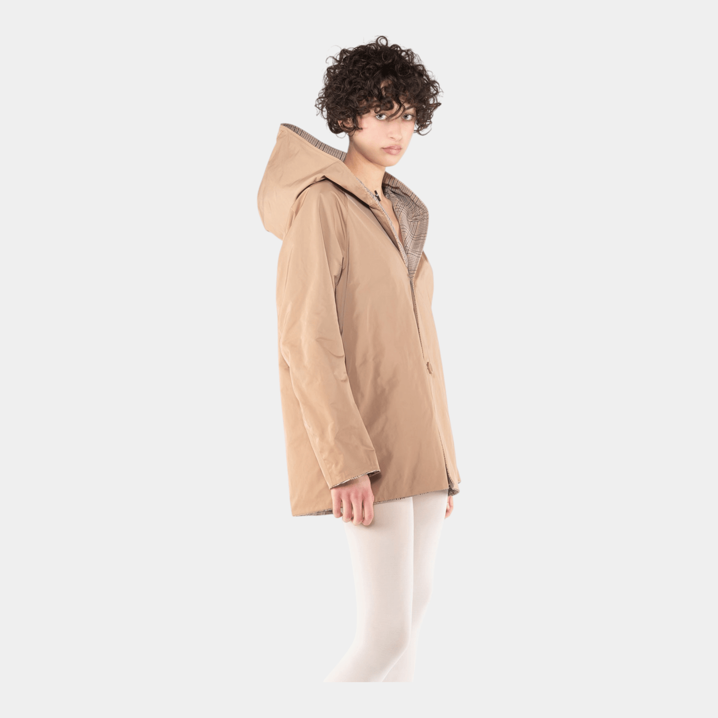 OOF WEAR Oof Wear Giacca reversibile 9411 - Check/Cammello - Hubert Humangoods