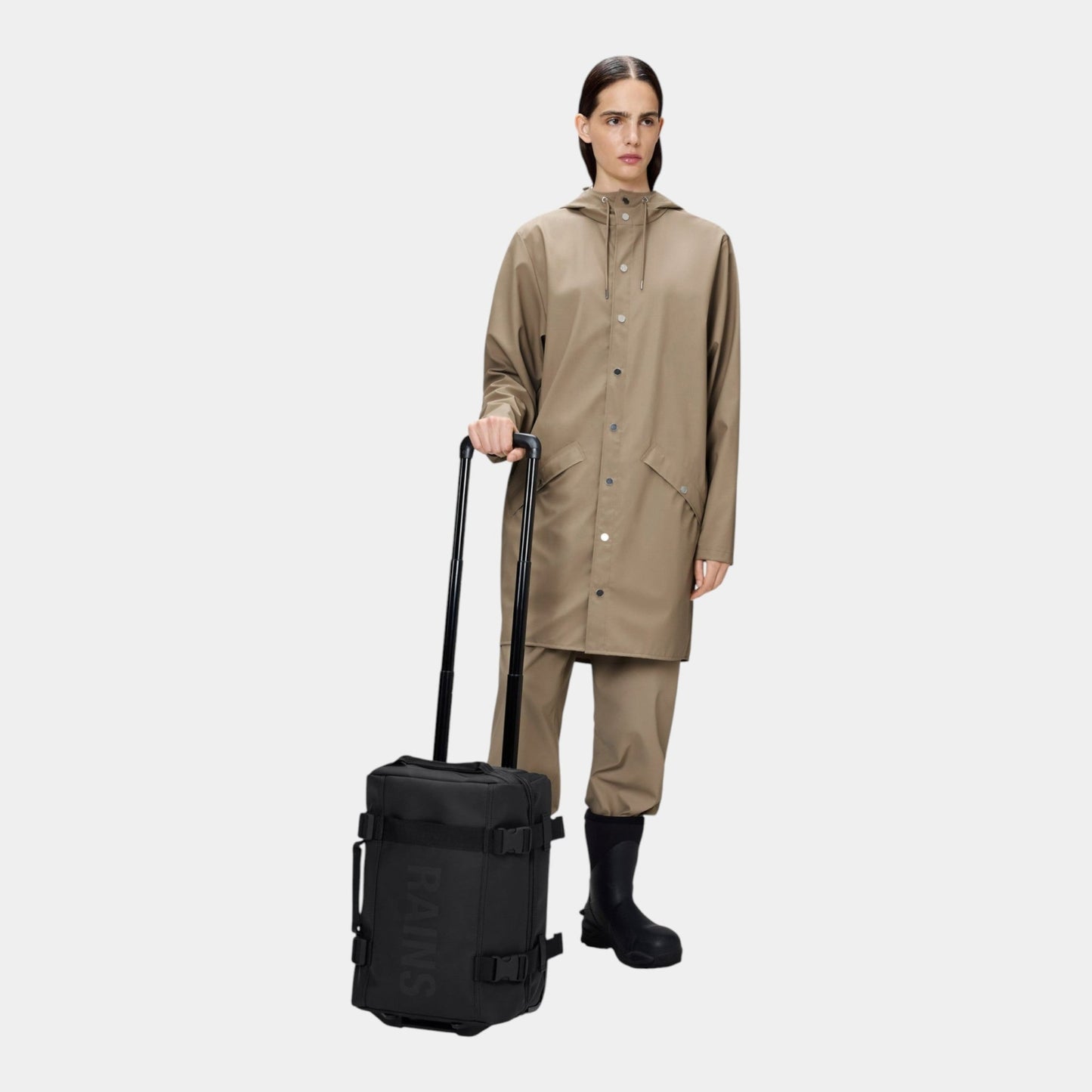 RAINS Rains Trolley Texel Cabin Mini - Nero - Hubert Humangoods