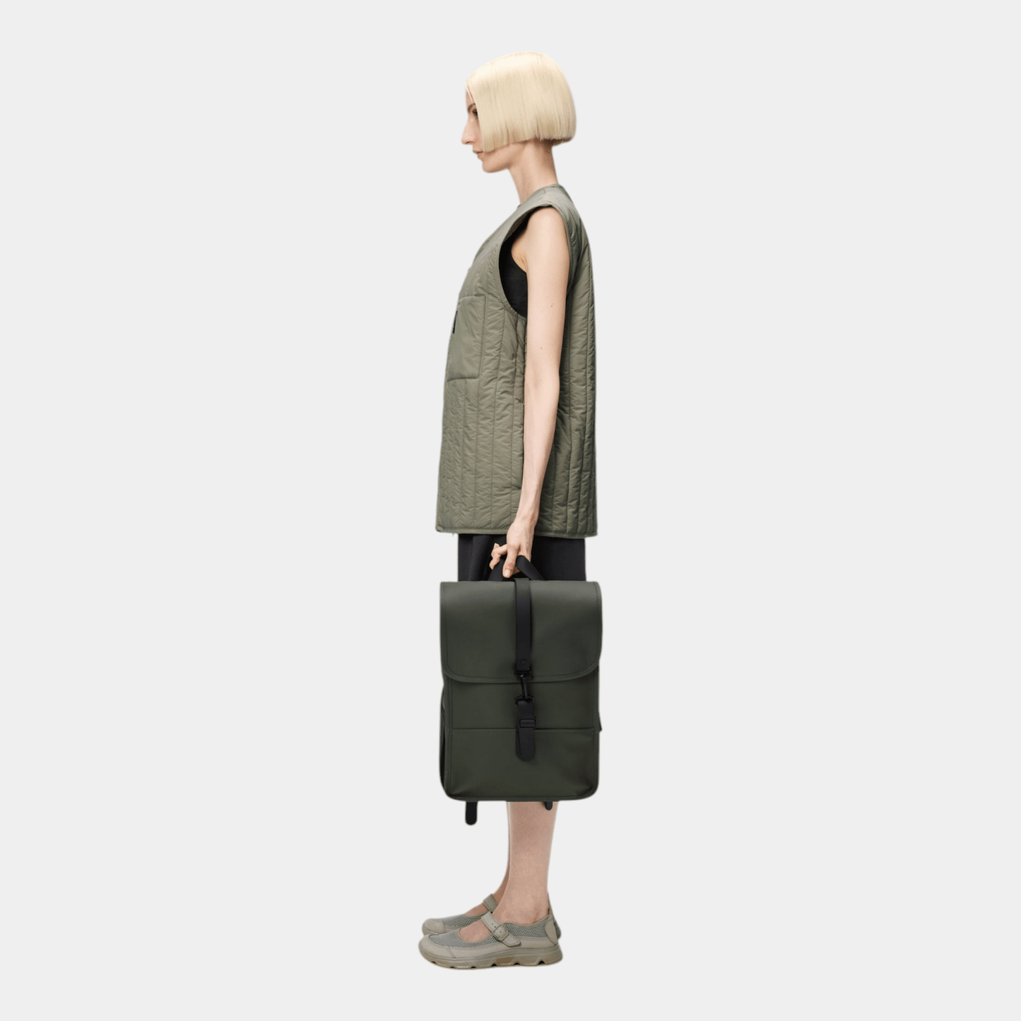 RAINS Rains Zaino Backpack Mini - Verde - Hubert Humangoods