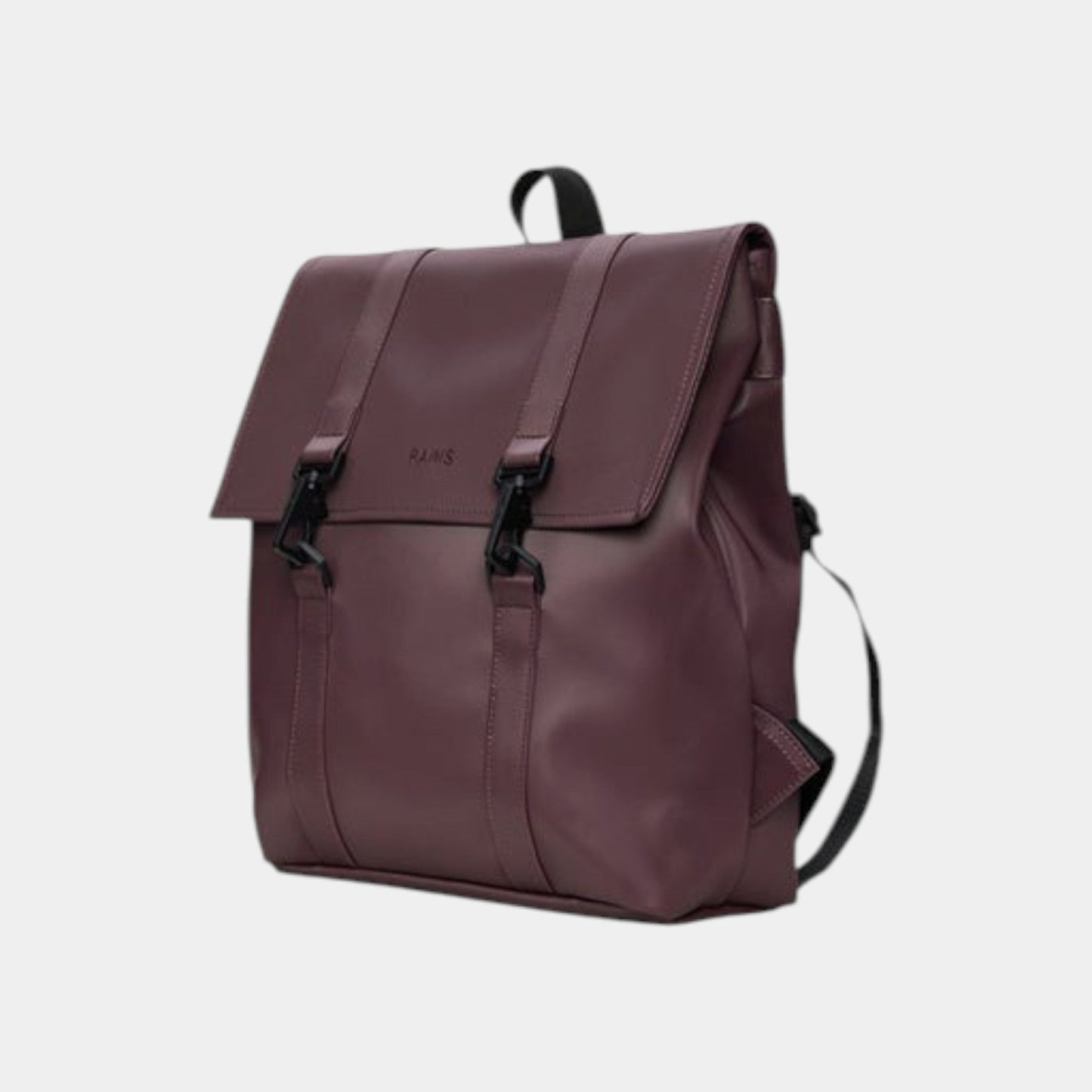RAINS Rains Zaino MSN Bag mini - Bordeaux - Hubert Humangoods