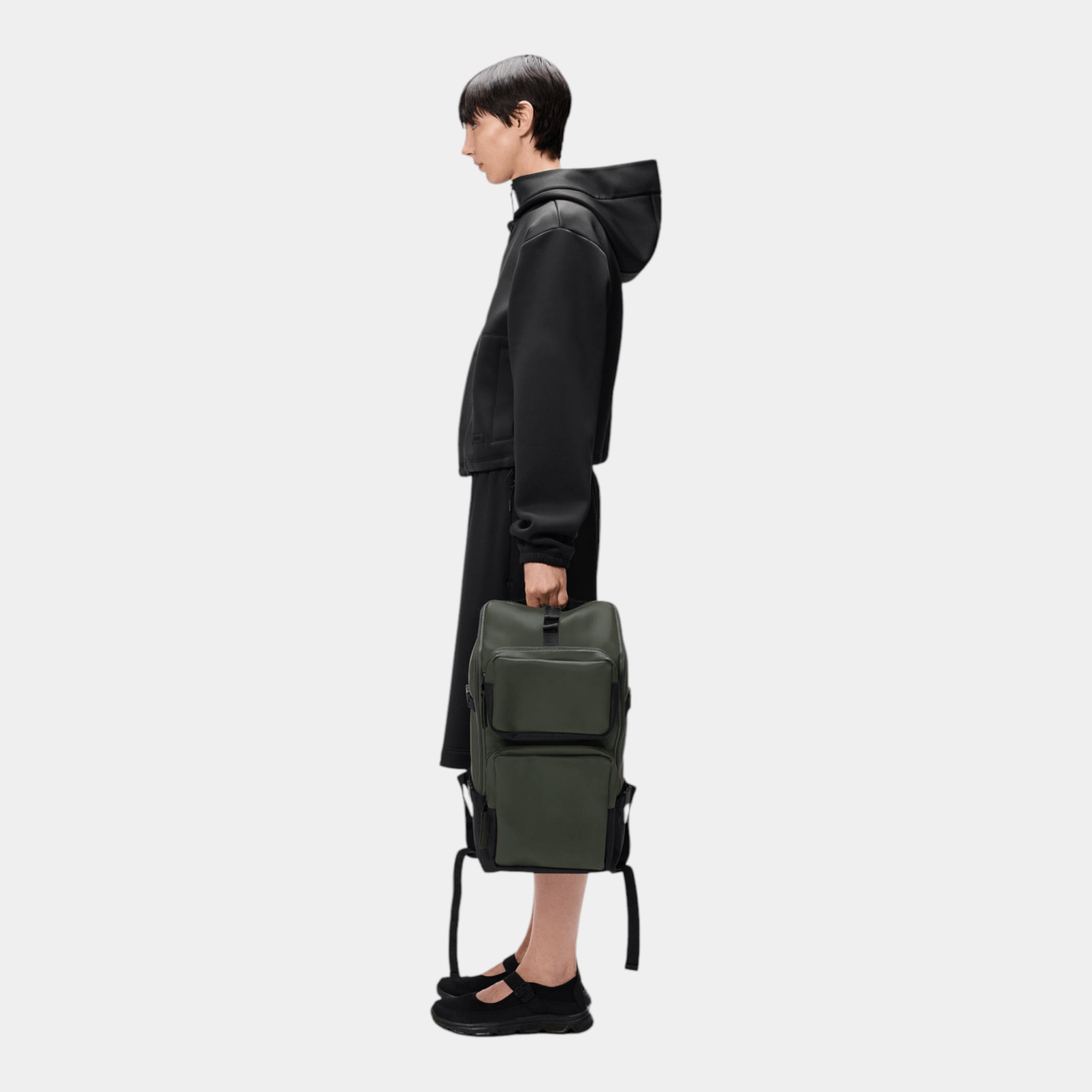 RAINS Rains Zaino Trail Cargo - Verde - Hubert Humangoods